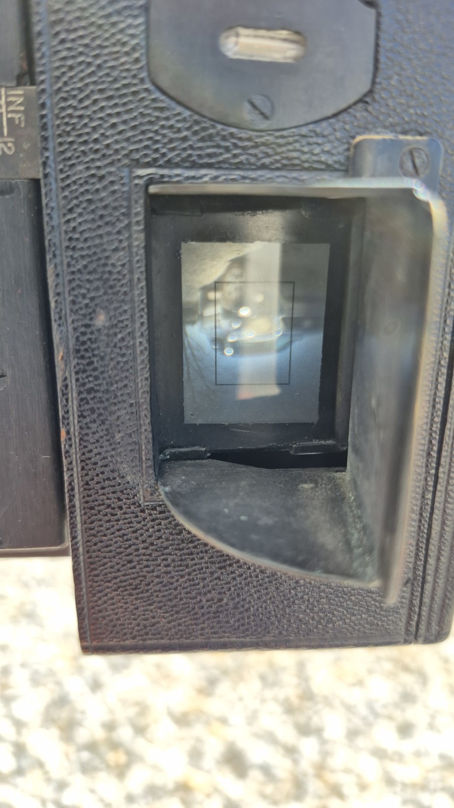 Newman & Guardia Universal Pattern B Box camera Richard Keene Derbyshire