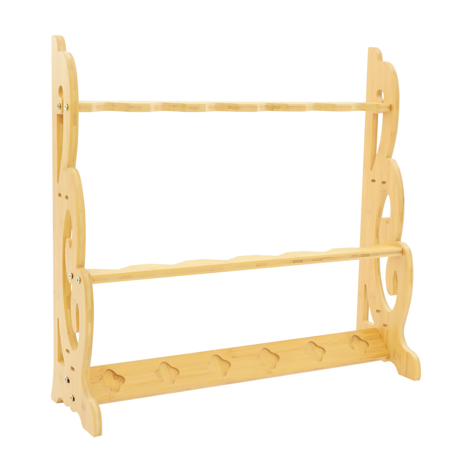 Sword Display Stand, Adjustable Large Sword Holder, 6 Hole Vertical Sword Rack