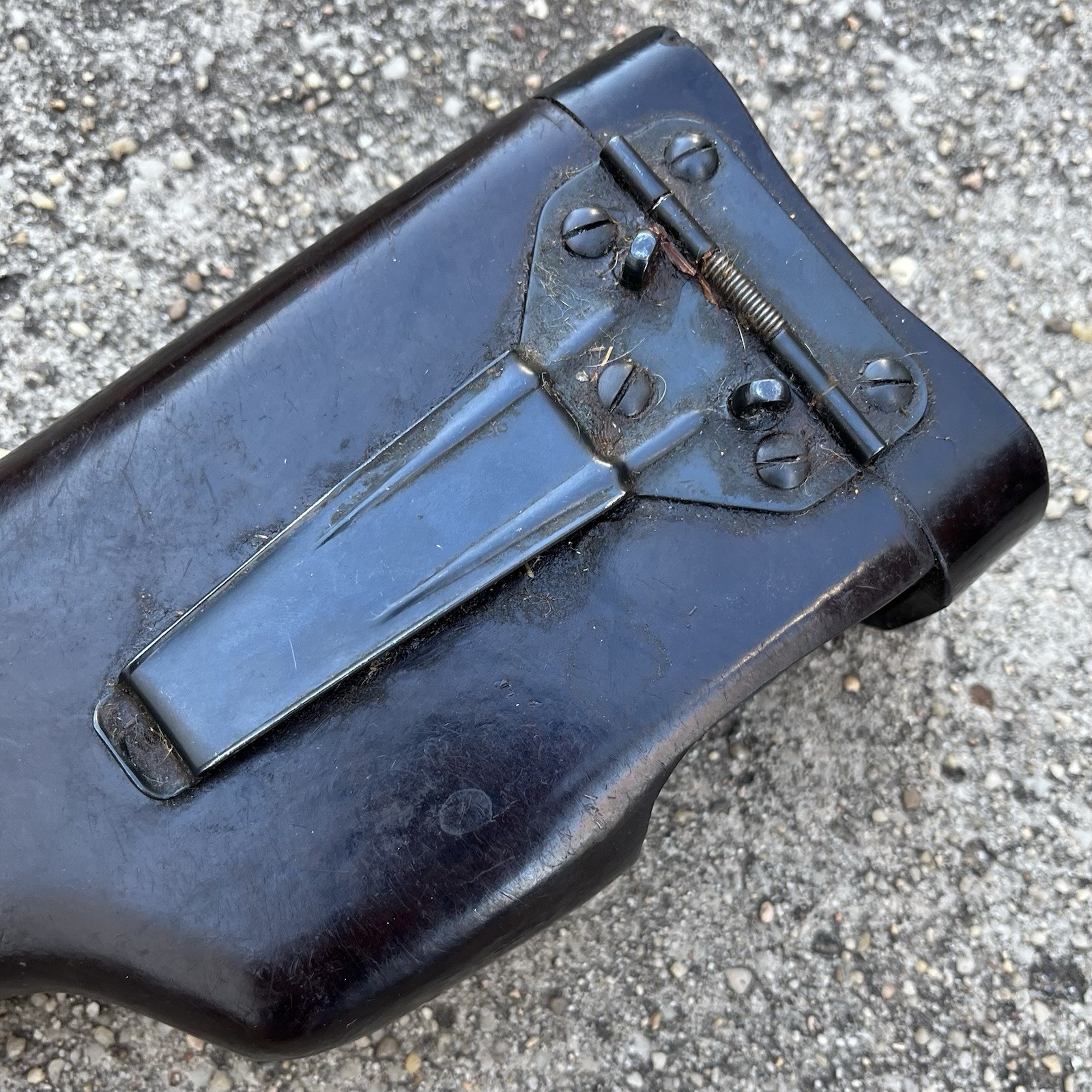 Vintage Surplus Soviet RUSSIAN APS 9x18 PM STECHKIN PISTOL Holster STOCK