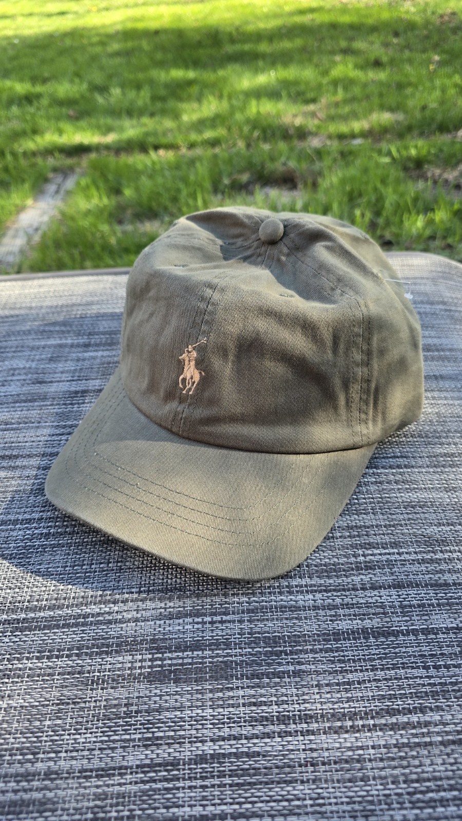 Polo Ralph Lauren Men's One Size Cotton Chino Adjustable Ball Cap Olive Green
