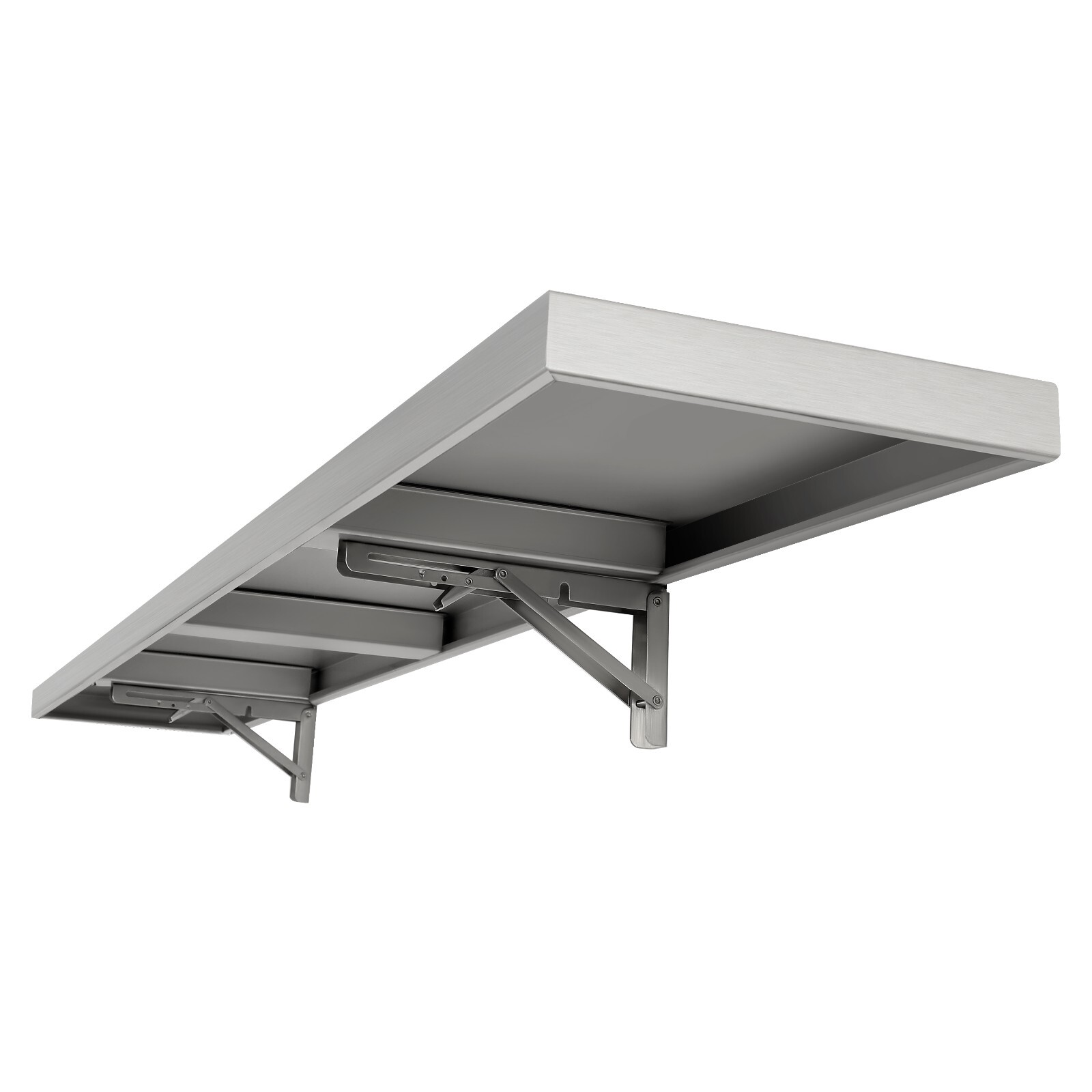 Concession Stand Shelf for Window Trailer Food Truck 6 Foot Stainless 66lbs