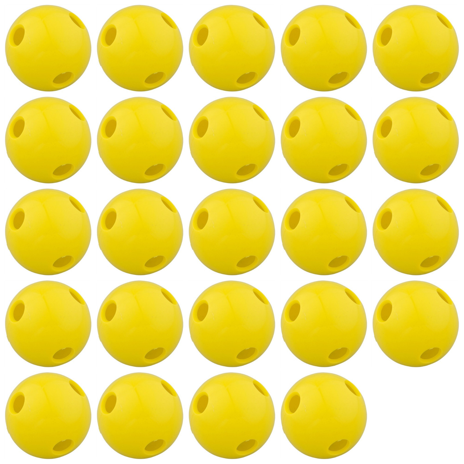 TOTAL CONTROL BALL YH 80 Hole Ball Baseball Training Hitting Batting Aid 24 PK