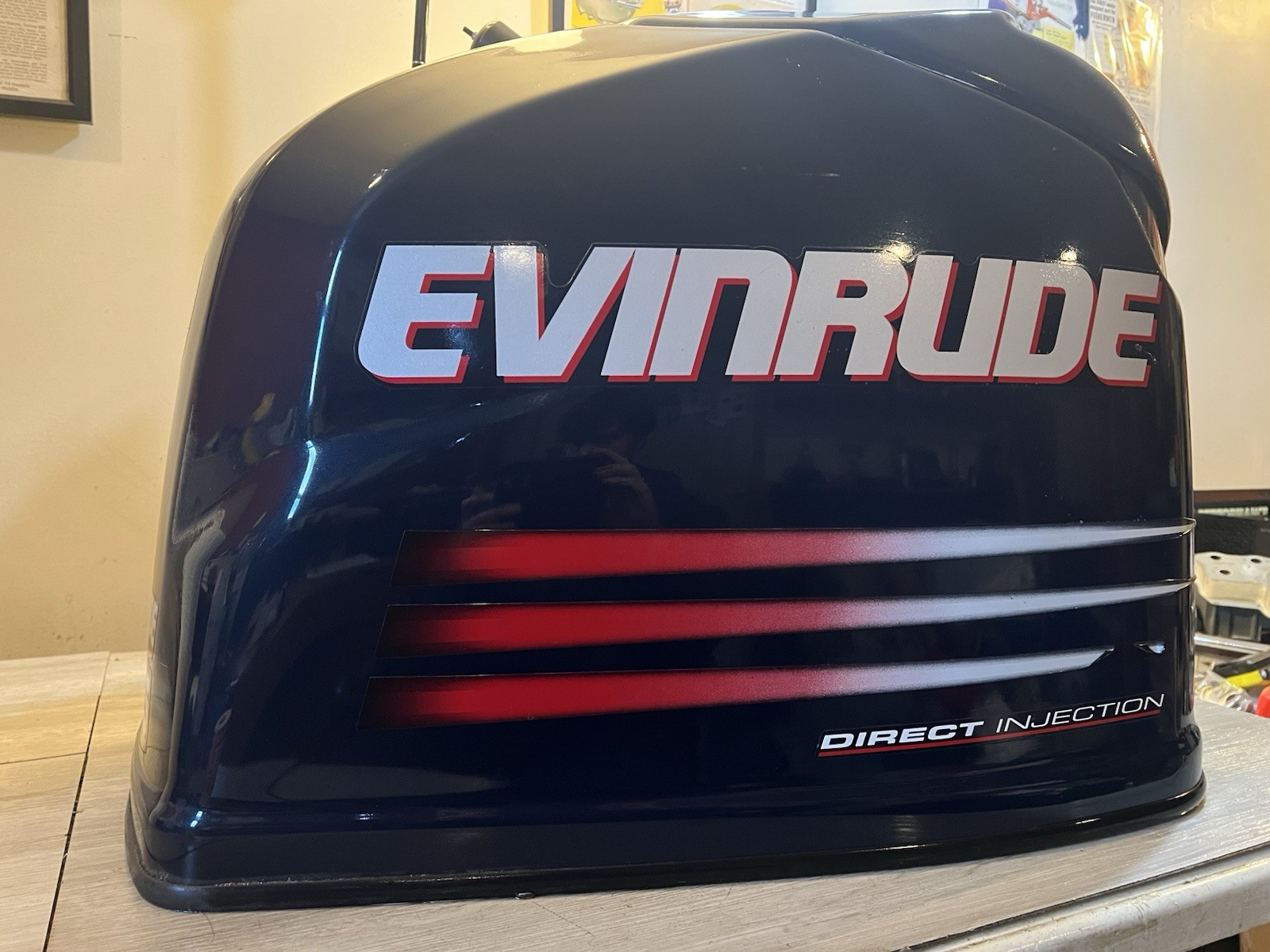 2004-2005 BRP Evinrude outboard 200-250 hp engine cover top cowl 0285625