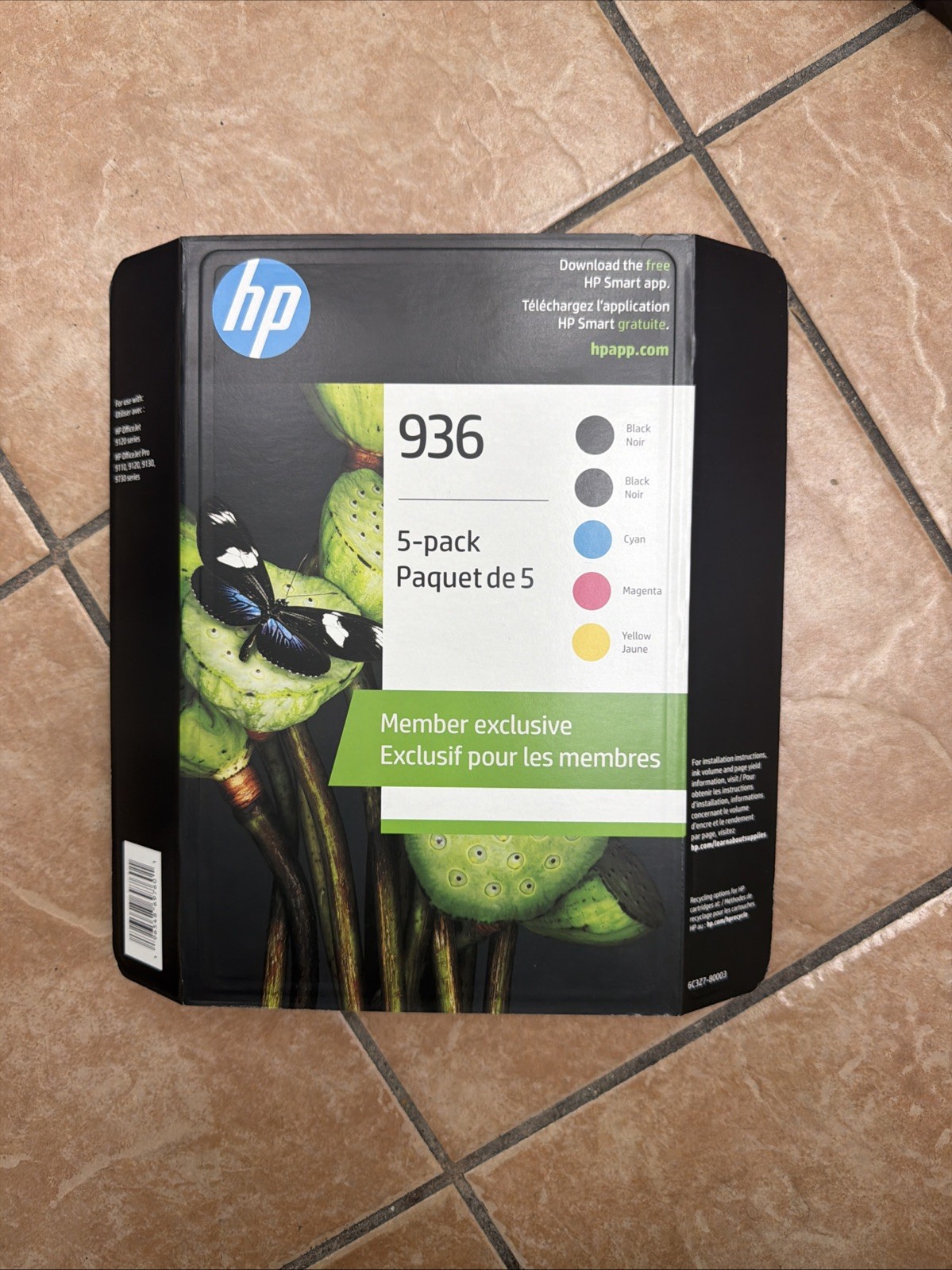 BRAND NEW - HP 936 5-Pack (6C3Z7BN) EXP JUN 2027 - SEALED‼️