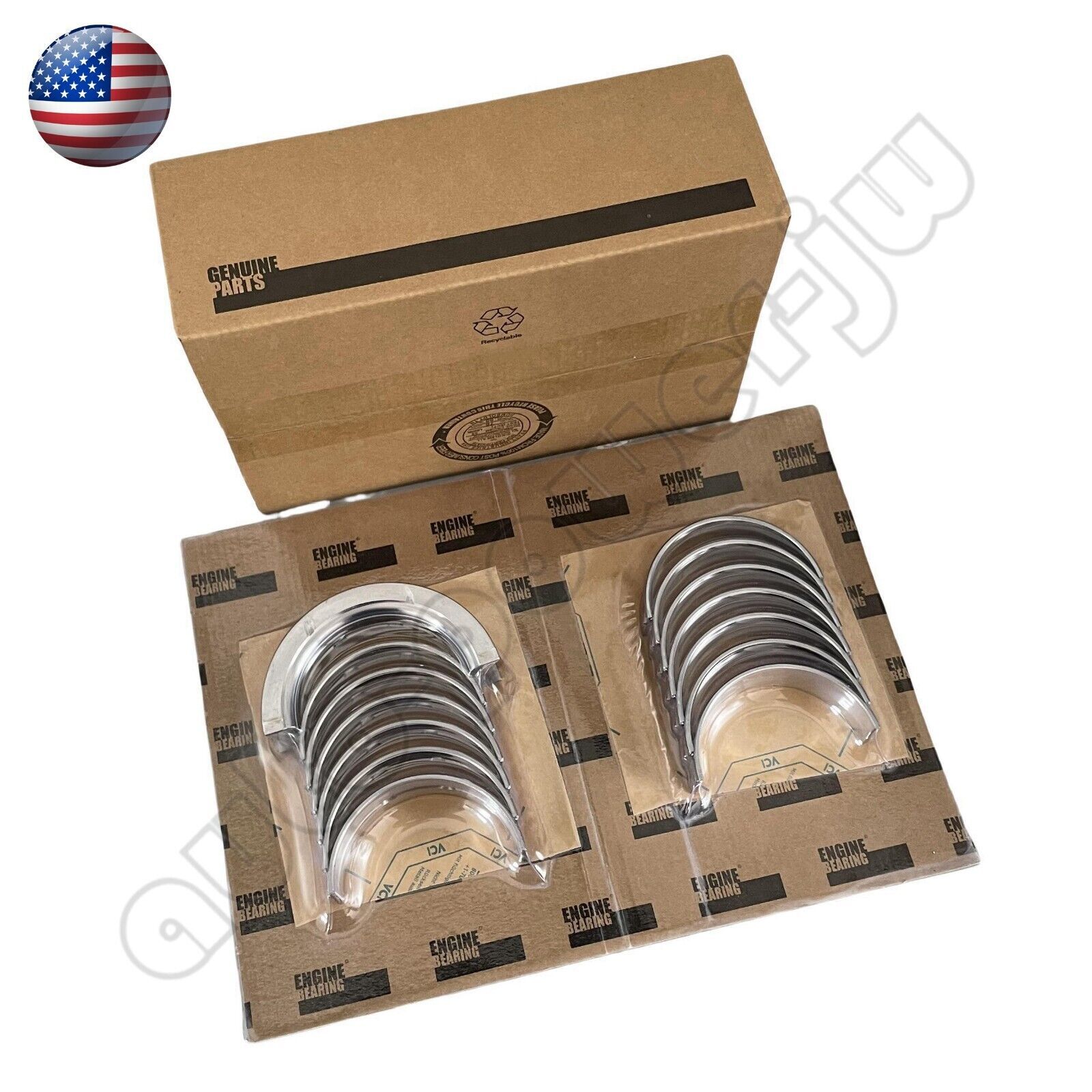 New For Dodge 5.9 6.7 Cummins 12V 24V 89-18 Main Crankshaft Bearing Set Standard