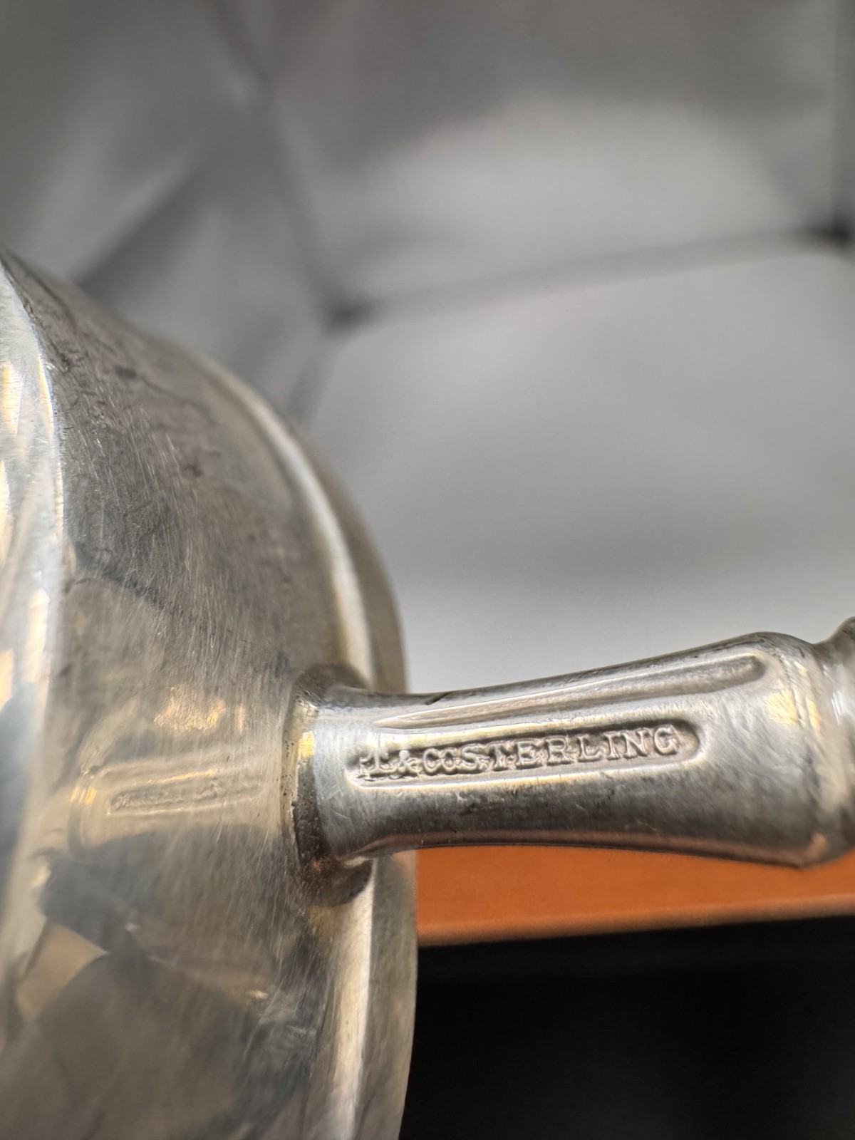 RARE Tiffany & Co Bamboo Sterling Silver 925 Roll Over Jigger Measuring Cup 6"