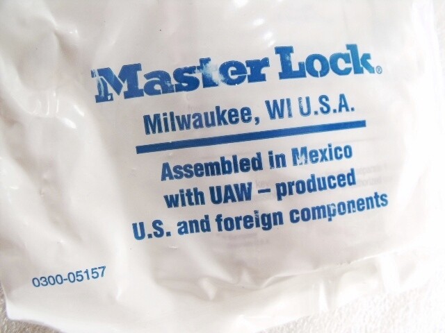 Master US Mexico Locks fits Smith & Wesson NO CHINA Pre-2008 M107 NIB