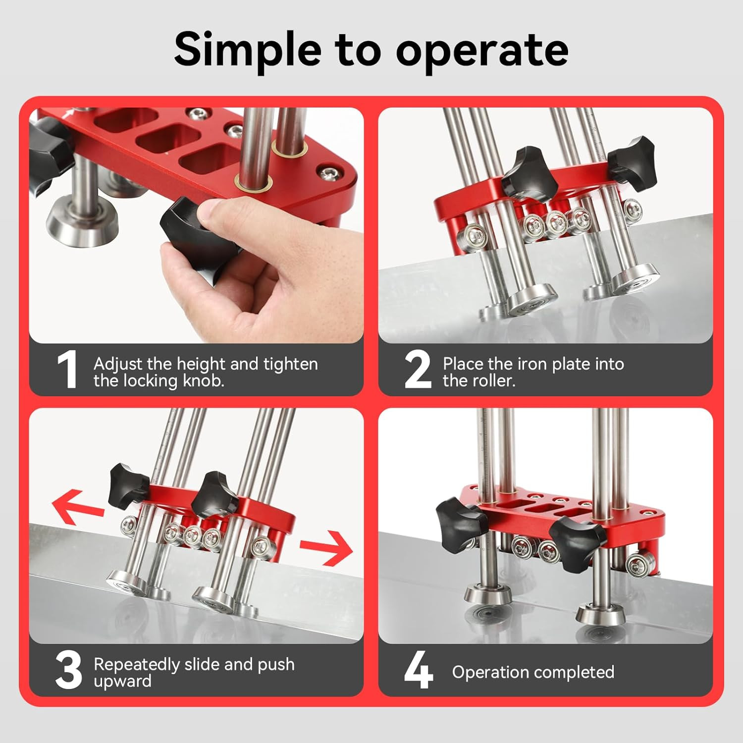 Sheet Metal Roller 2 Station Metal Bender， Metal Roofing Tools，Sheet Metal Fabri