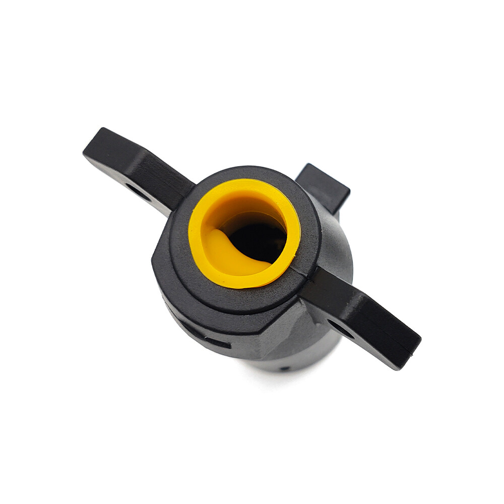 7 Way Round RV Style Trailer Light Plug Connector Replacement End Blade Pin New