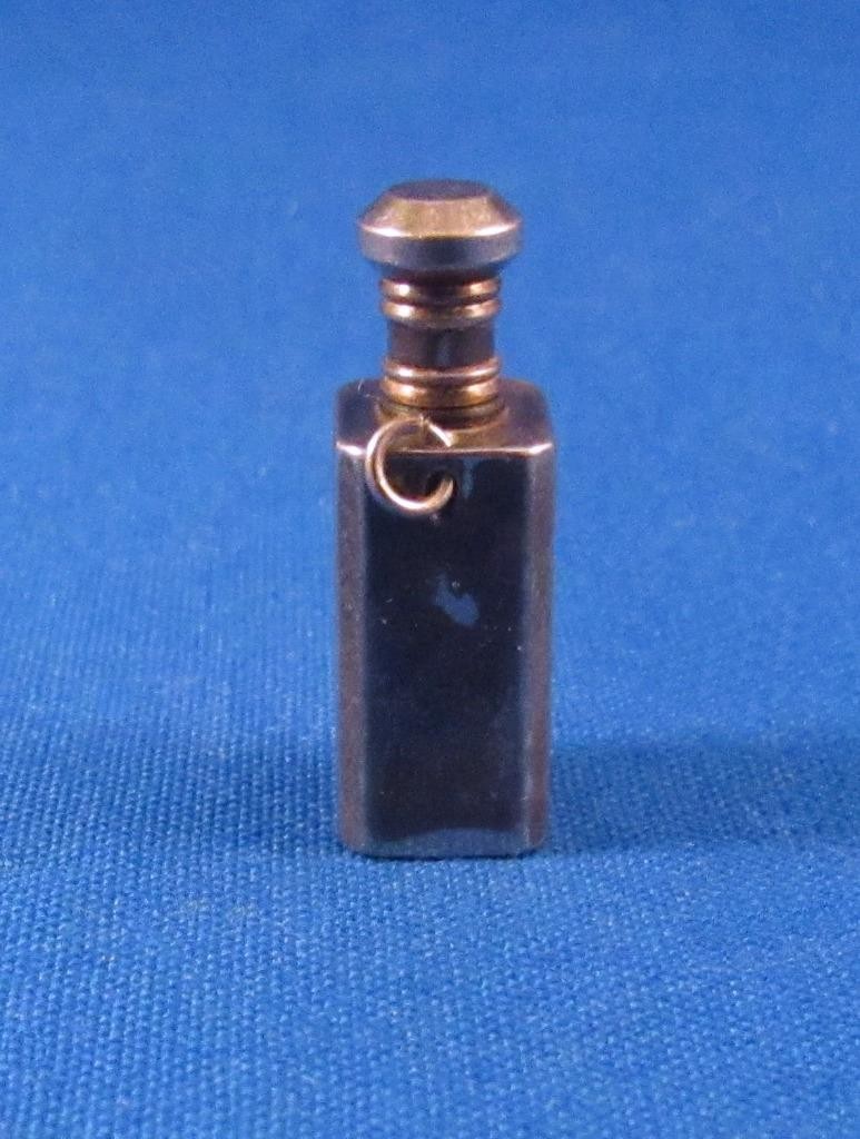 Vintage Small Classic .925 STERLING SILVER Chatelaine Perfume Scent Bottle