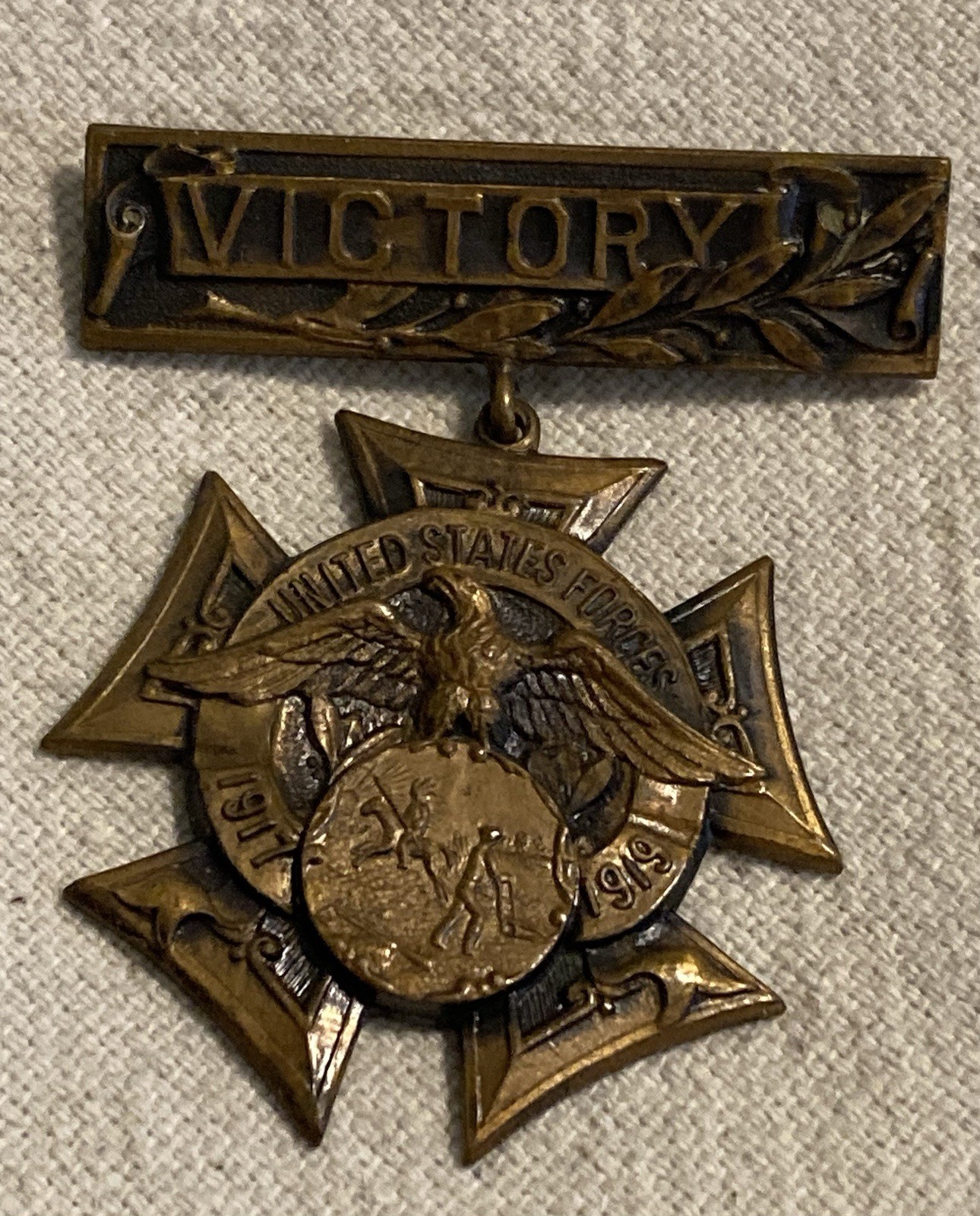 WW1 Goodhue County Minn Minnesota Service Medal Victory 1917-1919 World War