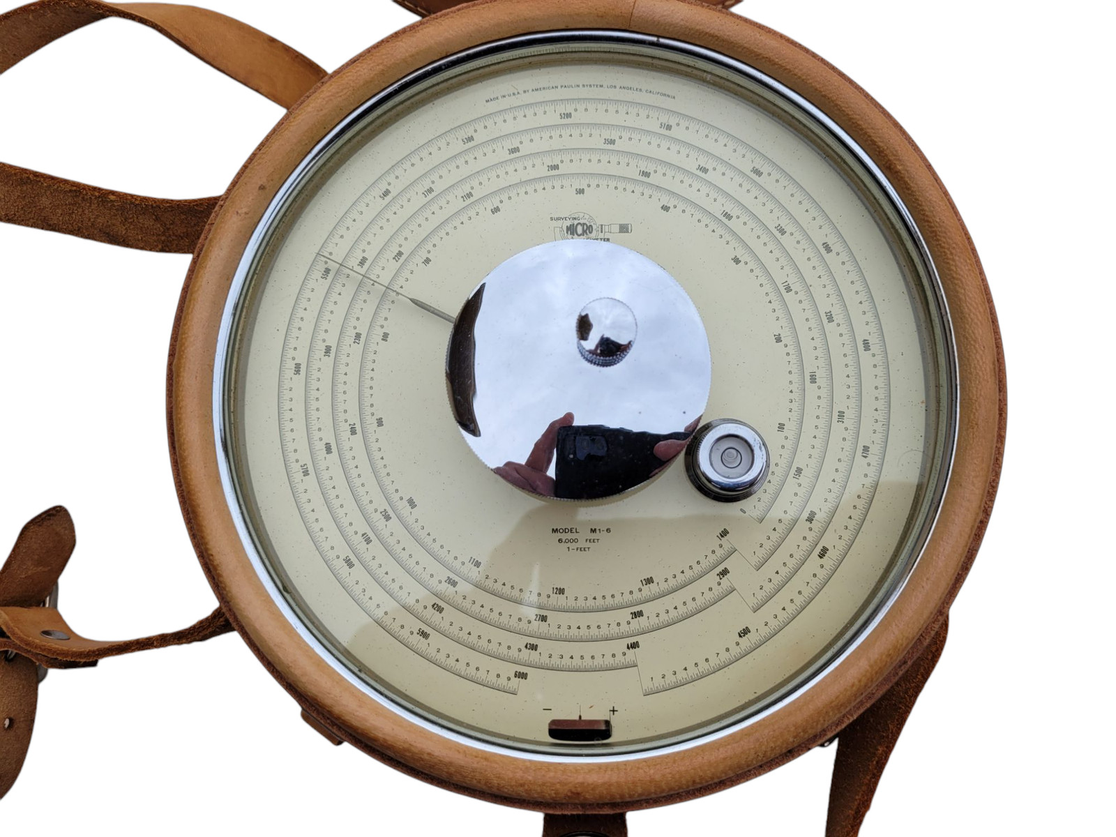 Micro Altimeter M1-6 6000 Feet Surveying Surveyors with Leather Case