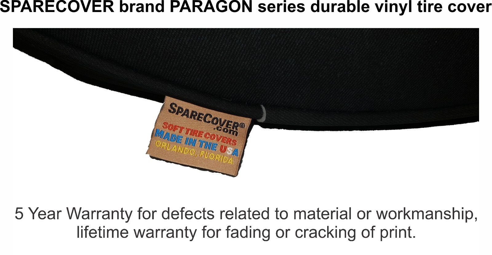 SpareCover® Classic Series - 28" Black Tire Cover fits Toyota Rav4