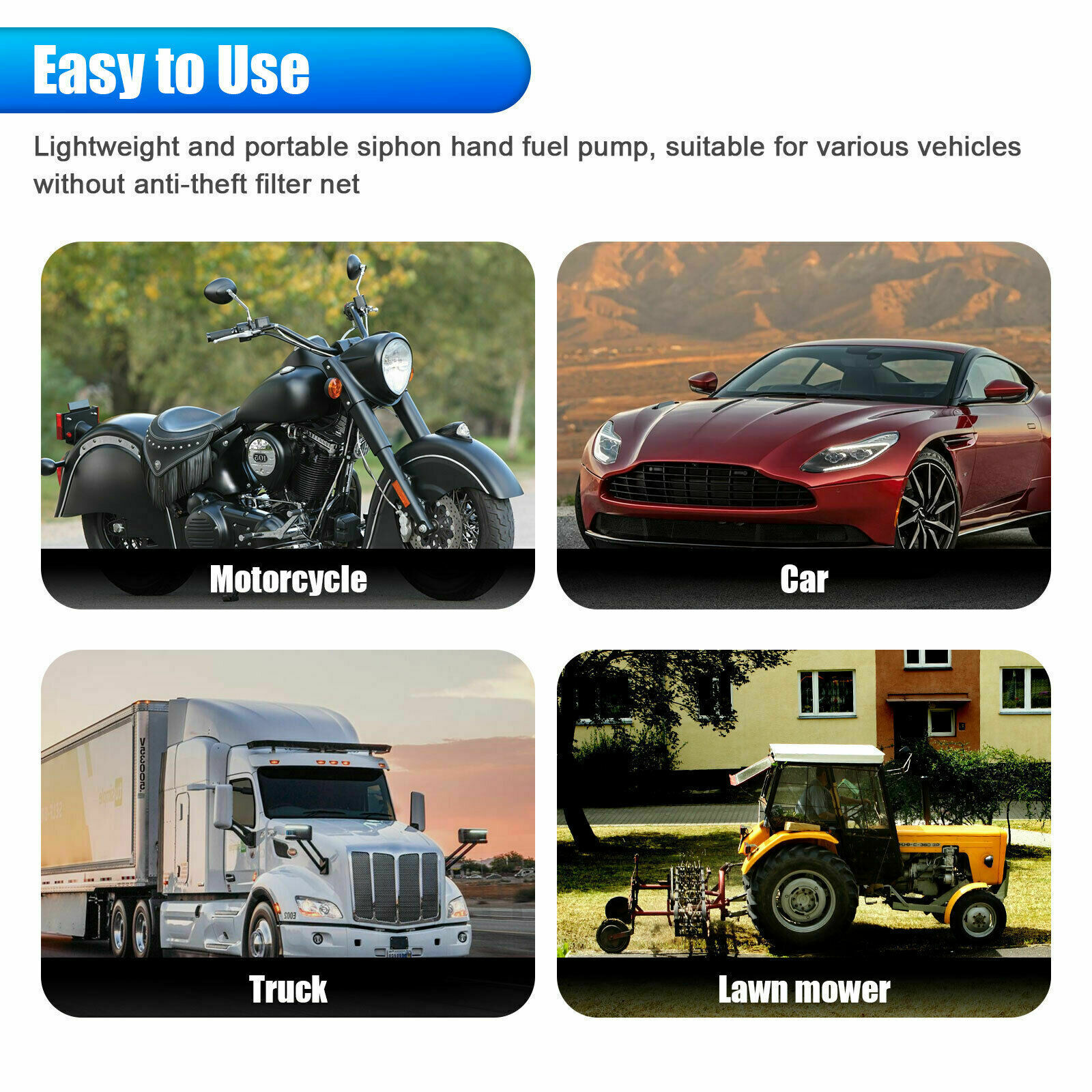 3/8" Marine Outboard Boat Motor Fuel/Gas Hose Line Assembly with Primer Bulb USA