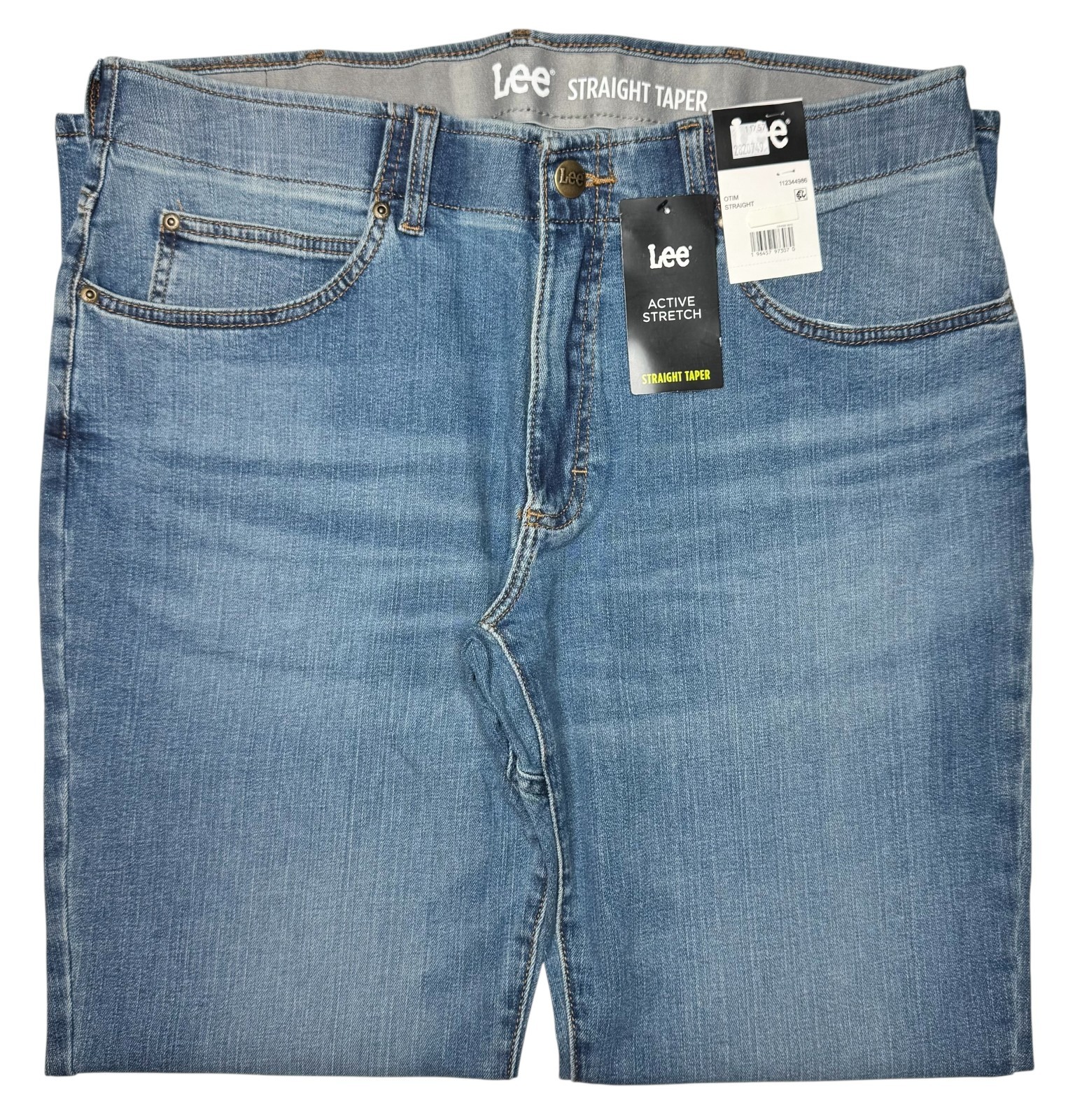 Lee #11757 NEW Men's Motion Flex Waistband Active Stretch Straight Taper Jeans