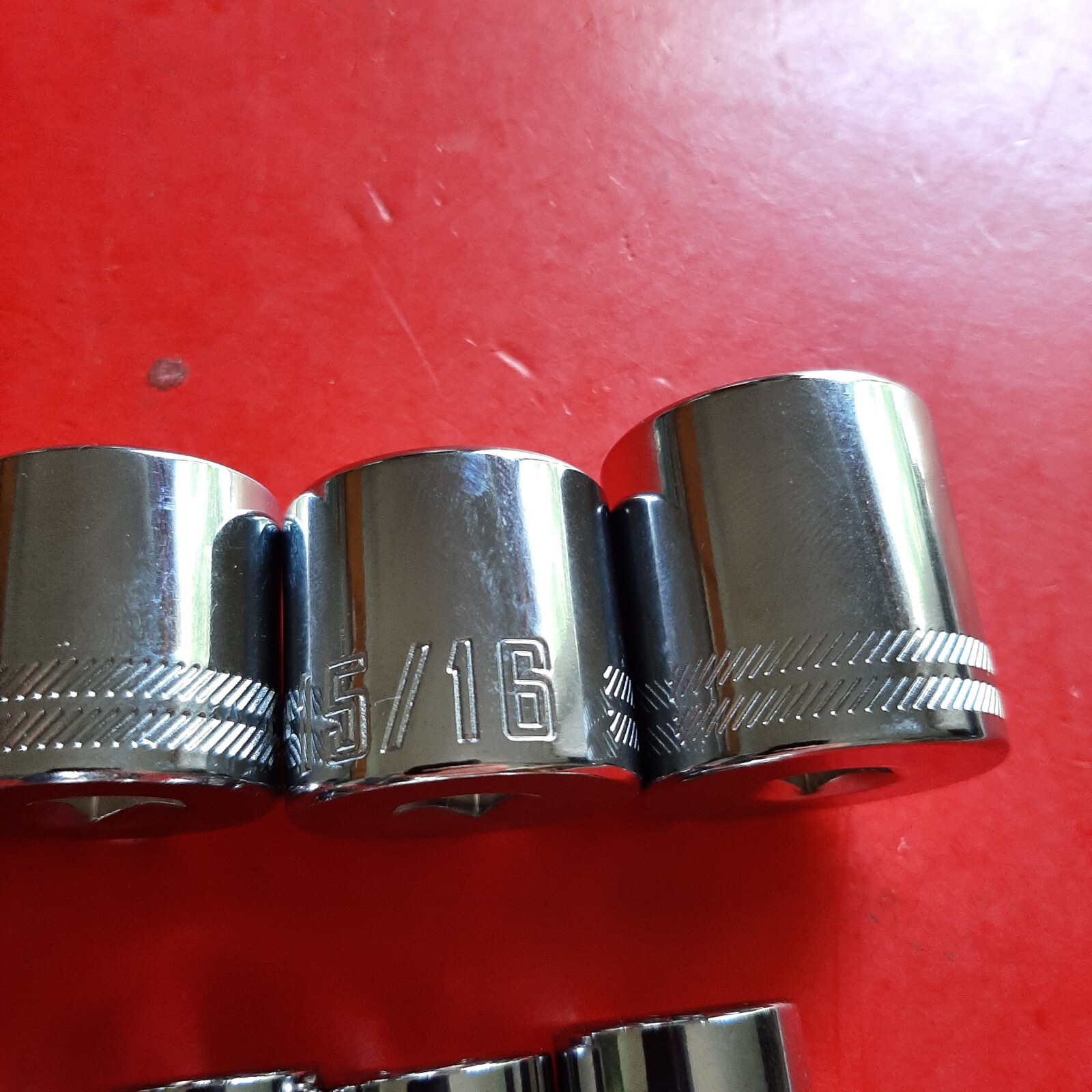 NEW CRAFTSMAN TOOLS 13 Piece 3/8" Drive Shallow SAE 6 Point Socket Set 1/4-1"