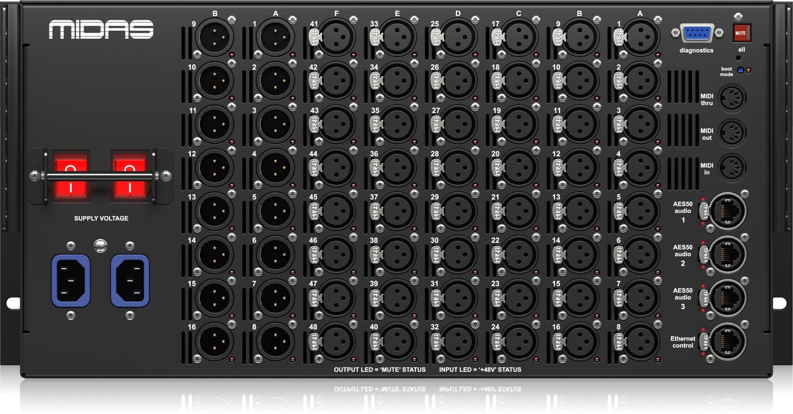Midas DL251 PRO Series 48-input / 16-output Stage Box Excellent Condition