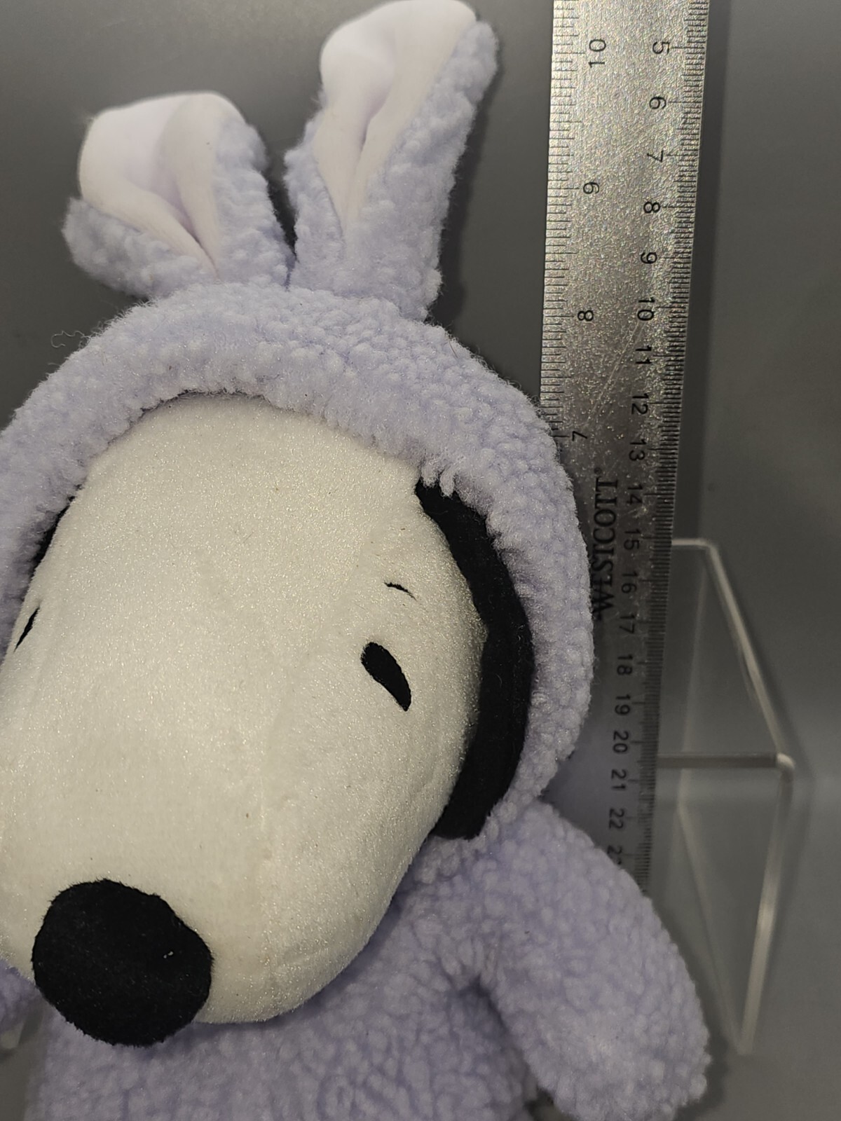 Hallmark Snoopy Purple Easter Rabbit Bunny 12" Plush Soft Toy Stuffed Animal
