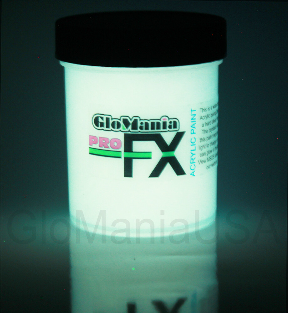 Glow in the Dark Aqua, Green, Blue, Purple, Red, White, Orange, great for Bongs
