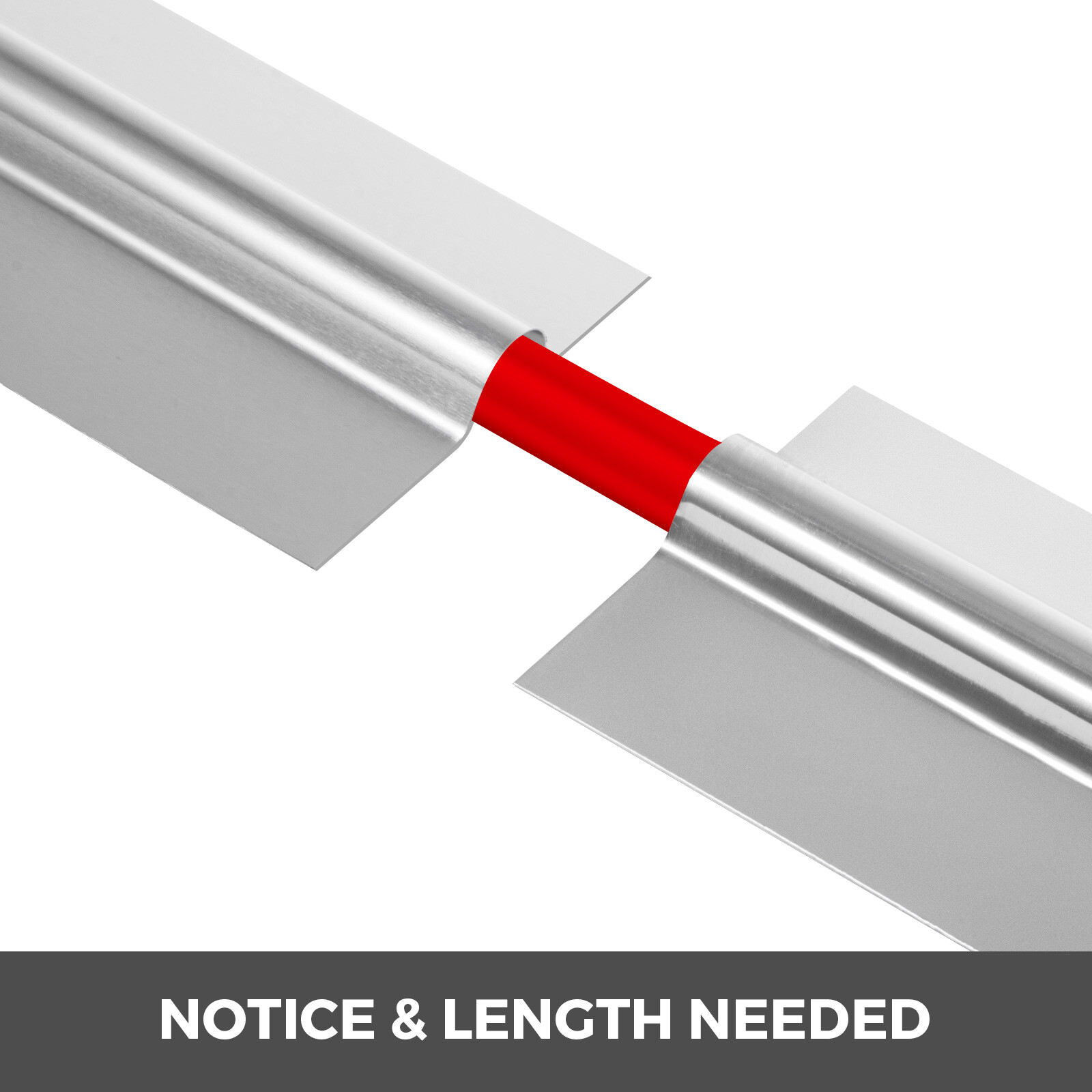 VEVOR 100pcs - 4' Aluminum Radiant Floor Heat Transfer Plates for 1/2" PEX USA