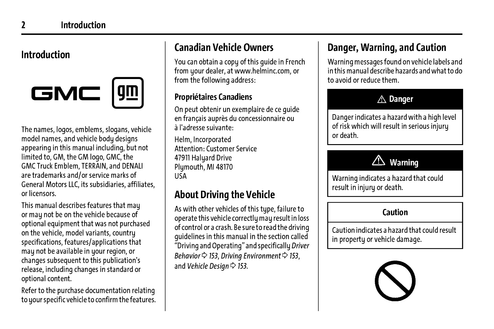 2026 GMC Terrain & Terrain Denali Owners Manual User Guide