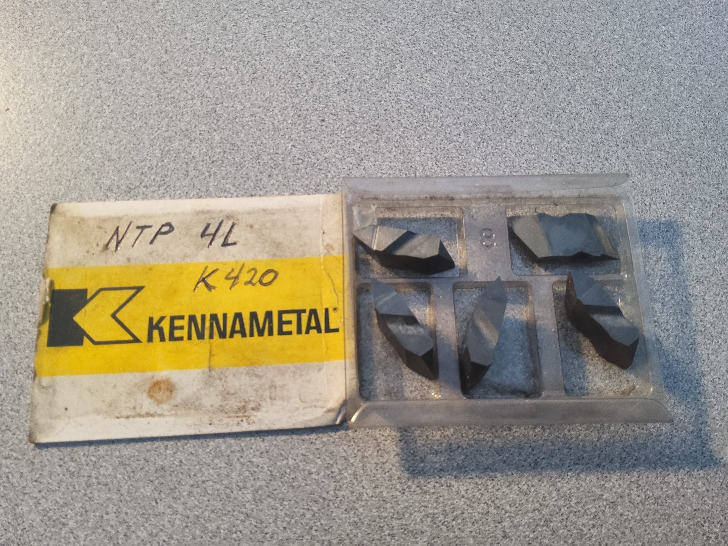 KENNAMETAL NTP 4L THREADING INSERTS K420 GRADE 5 INSERTS