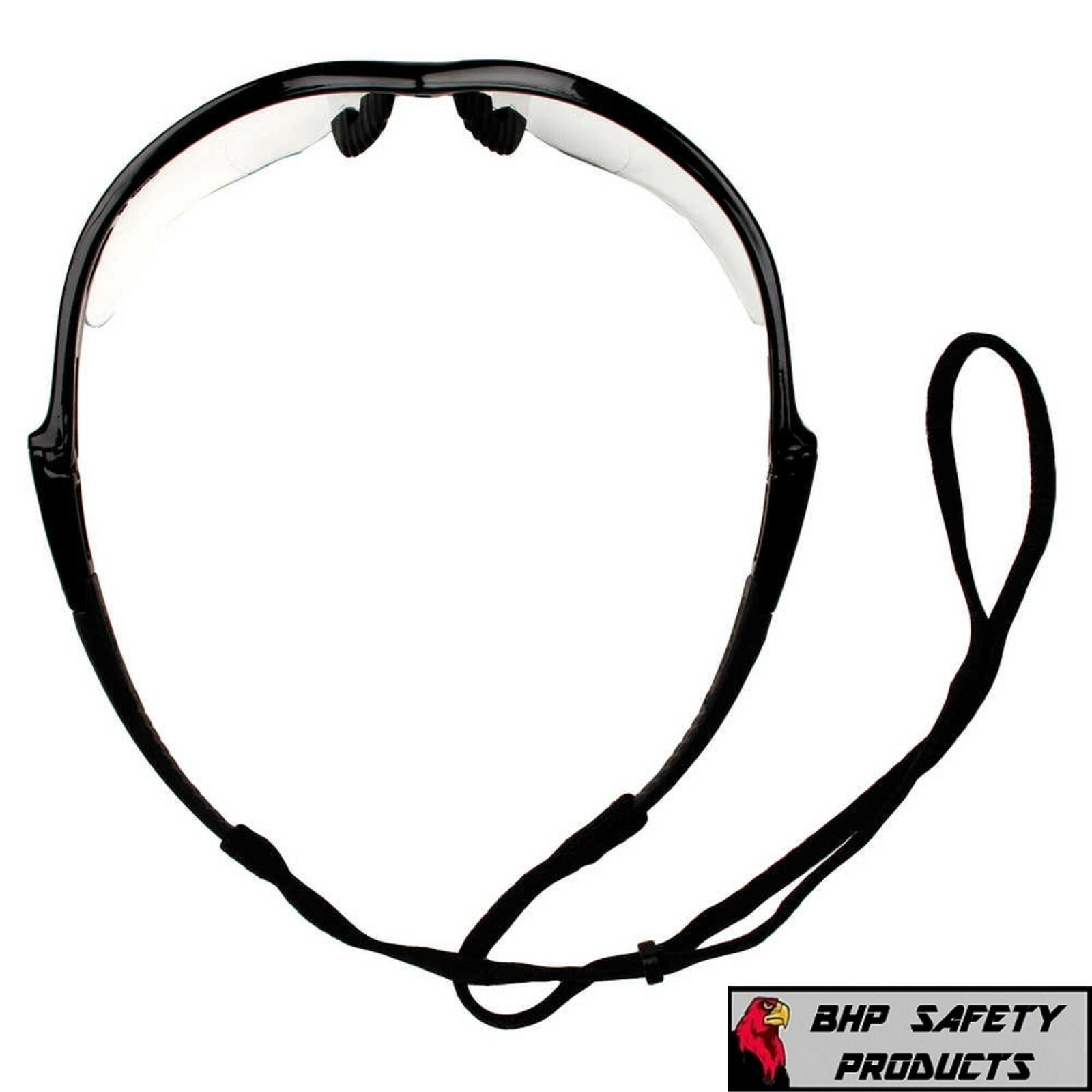 KLEENGUARD NEMESIS RX READERS CLEAR LENS BLACK FRAME SAFETY GLASSES W/ BIFOCALS