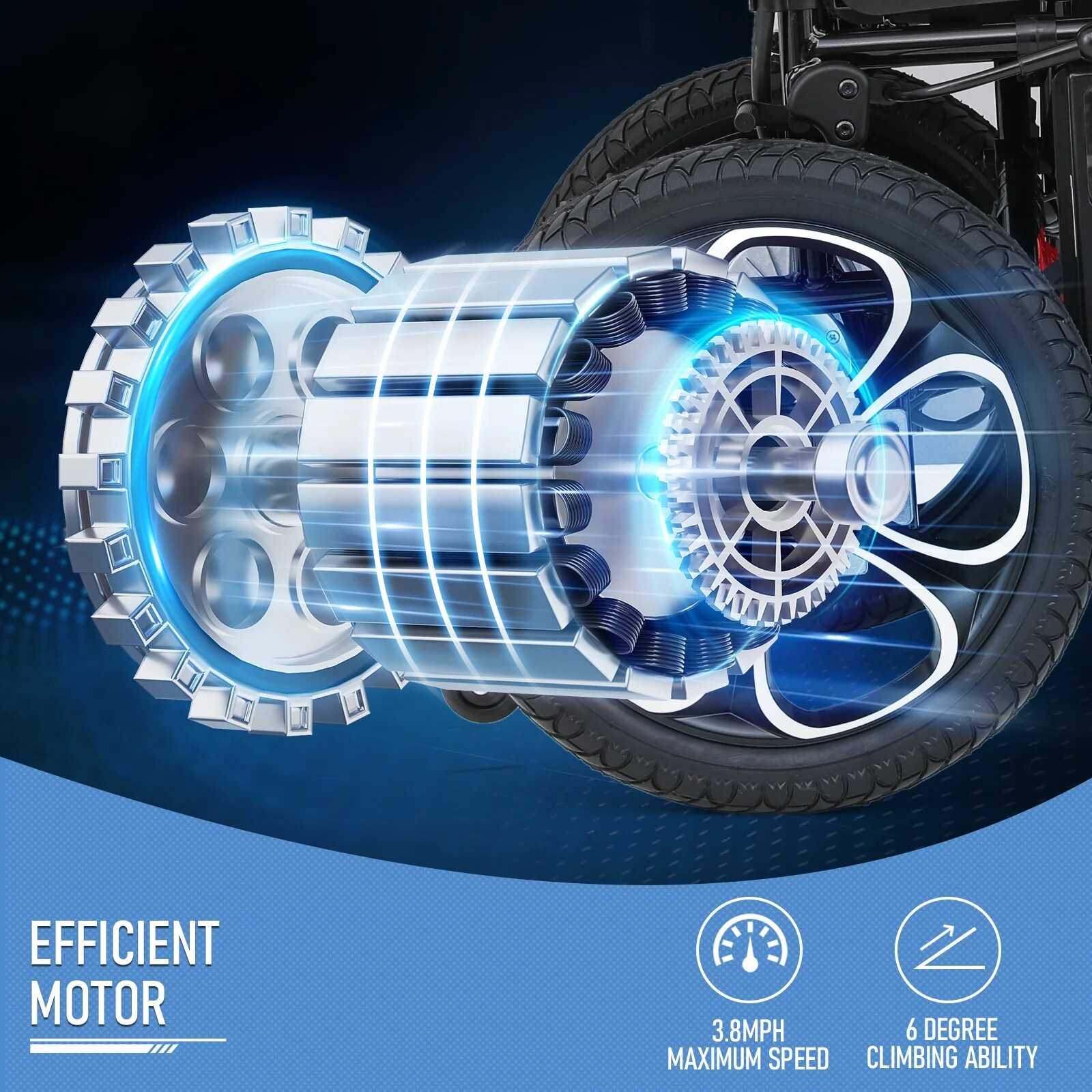 OPEN BOX Folding Electric Wheelchairs FDA Certified Medical Mobility Scooter