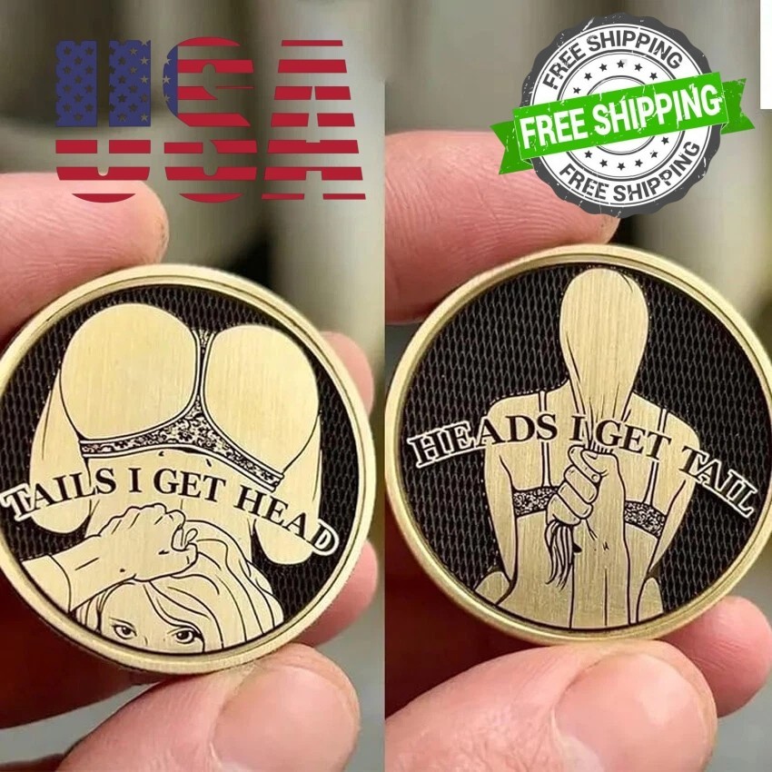 Rare Sexy Lady Coin Collectible Gift - Heads/Tails Challenge Medal-Free Shipping