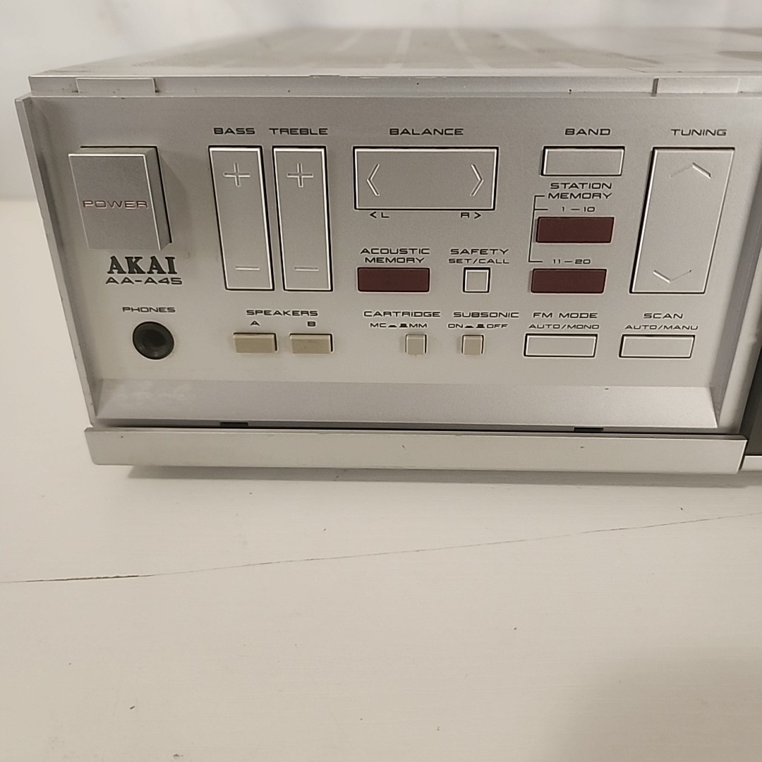 (1984) Akai Model AA-A45 Vintage Computer Controlled AM FM Stereo Receiver