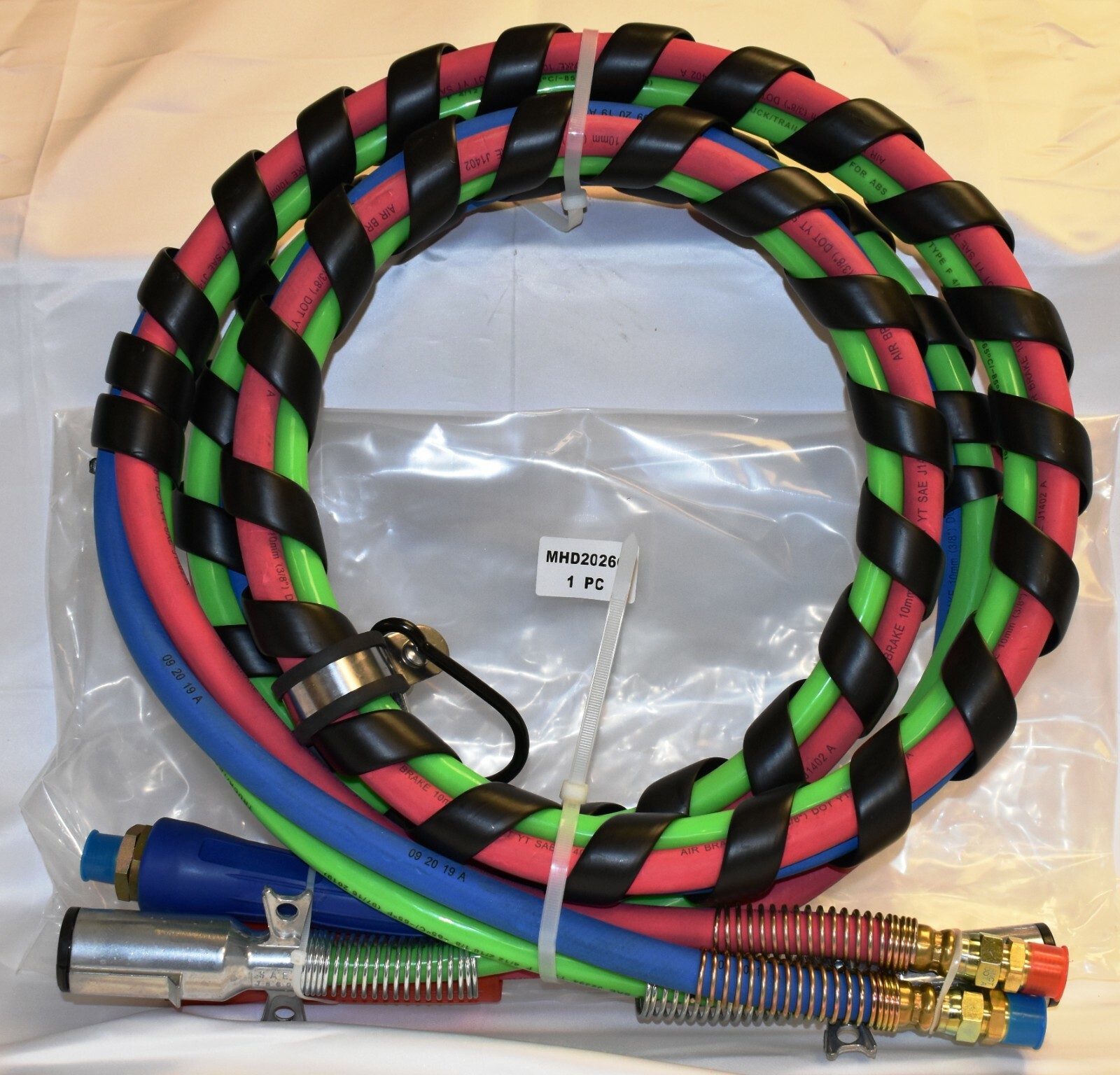 COMMERCIAL TRUCK & TRAILER 3 IN 1 AIR & ABS ELECTRICAL CABLE 12' - MHD2026C