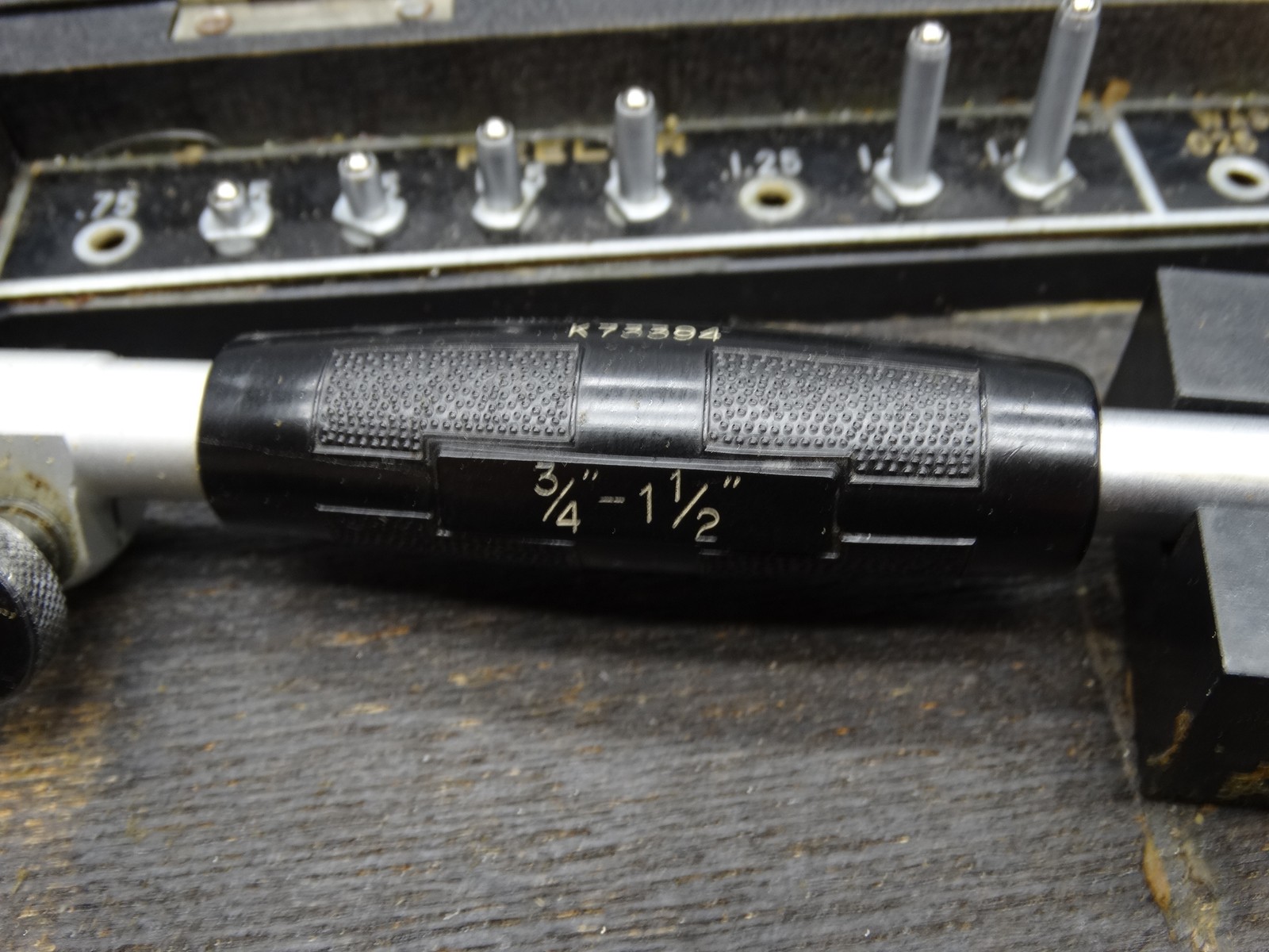 FOWLER Precision Bore Gauge 75in - 1.50in Set with Dial Gage