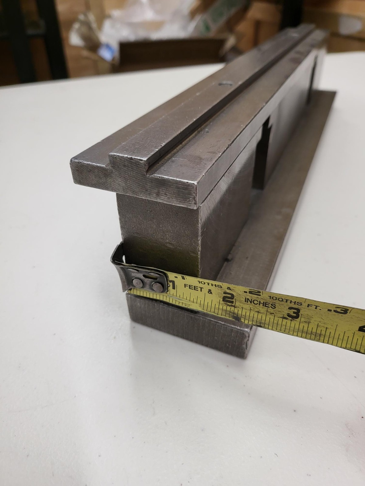 Press Brake 2V Die Holder 2.95" Tall X 2.362" Wide 32.87" Quick Change Die Rail