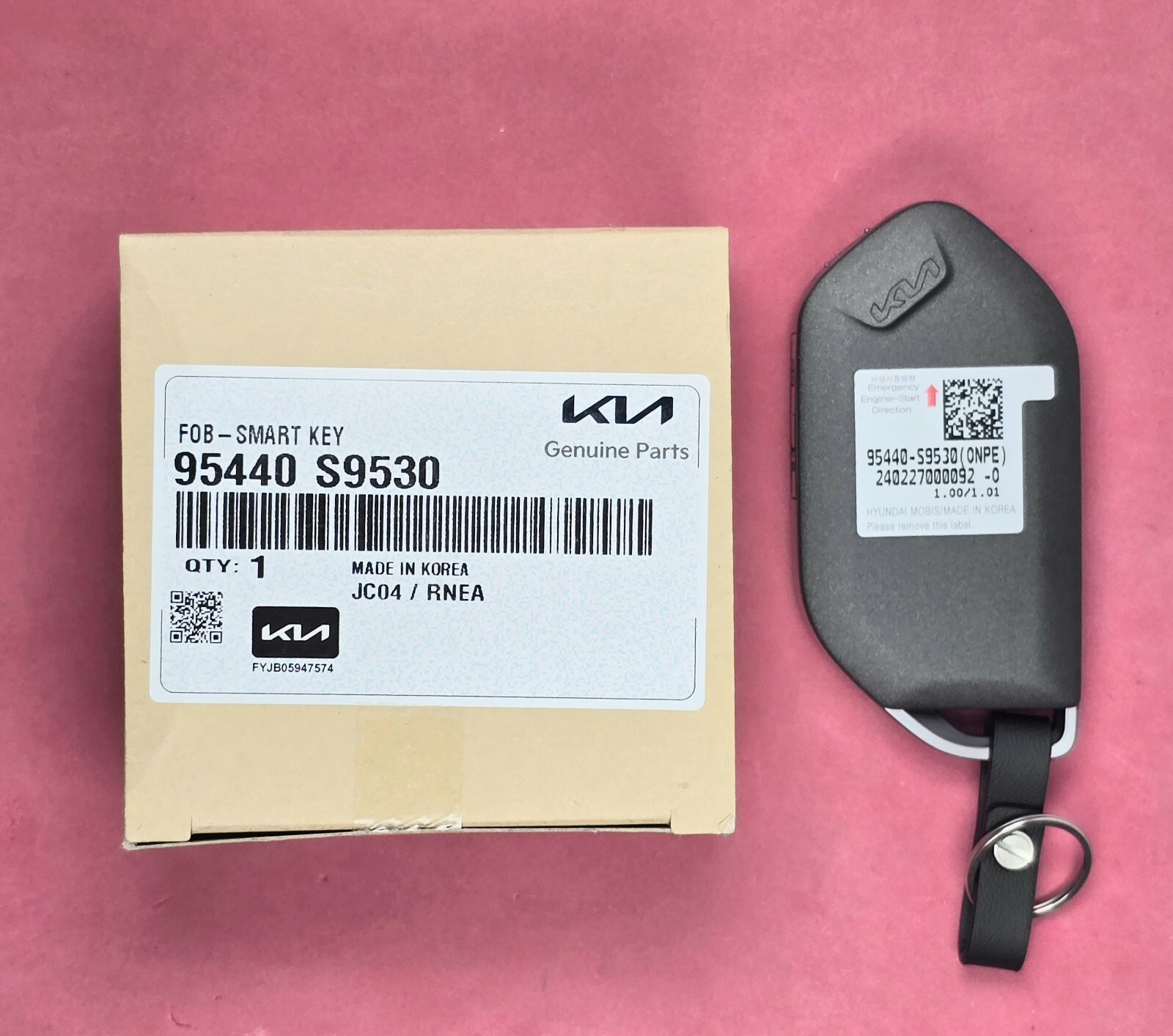 New OEM 2022 - 2023 Kia Telluride Smart Key 4B TQ8-F0B-4F71 (PN: 95440-S9530)