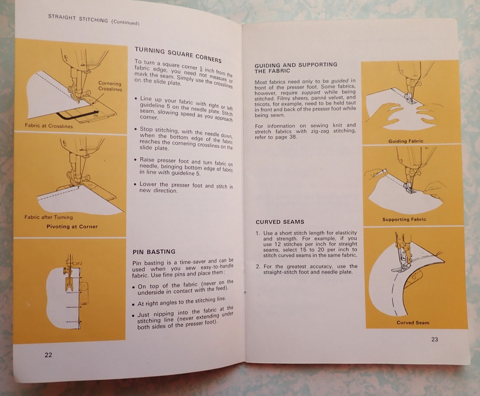 1975 Singer Model 534 Stylist Free Arm Zig-Zag Sewing Machine Instruction Manual