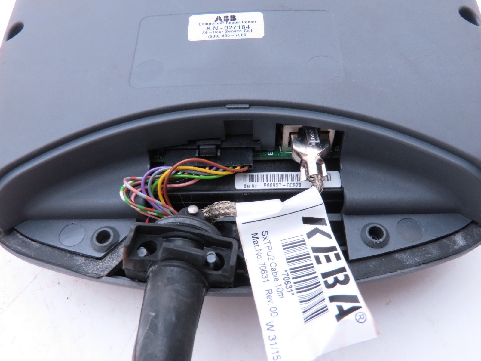 ABB Flexpendant Teach Pendant SXTPU2 3HAC11266-1 Cable -Repaired