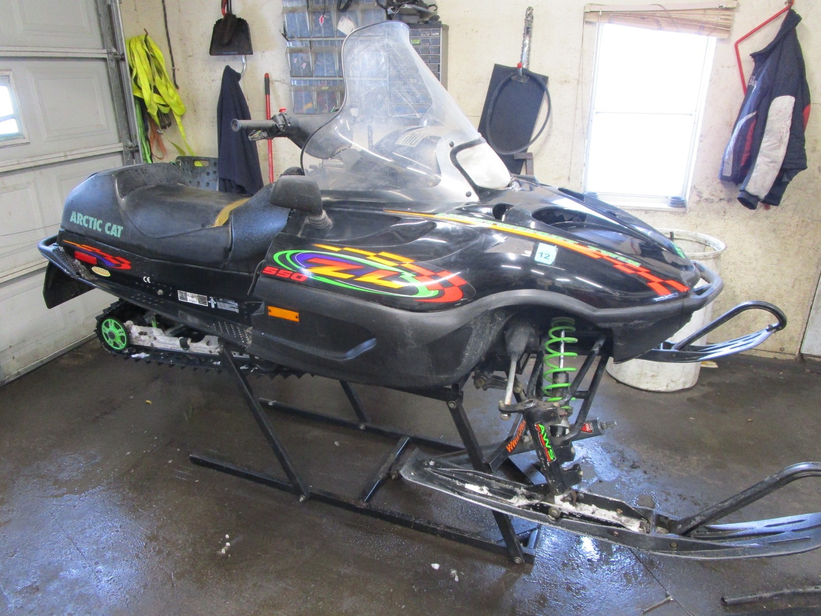 01 Arctic Cat ZL 550 ESR Snowmobile Exhaust Pipe Expansion Chamber