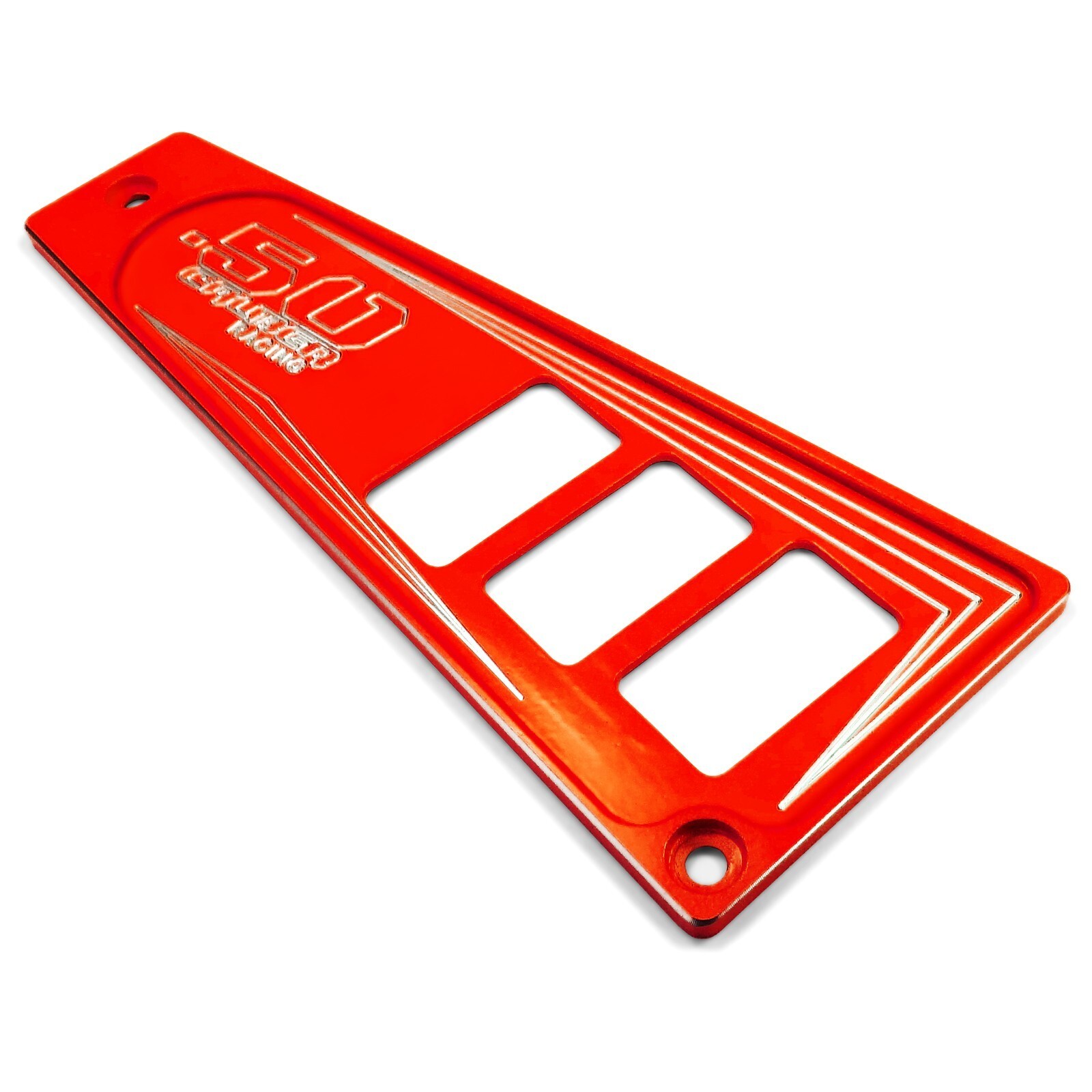 2pc Ride Command 4 Place Dash Switch Panel Polaris RZR XP1000 900 1000 Turbo Red