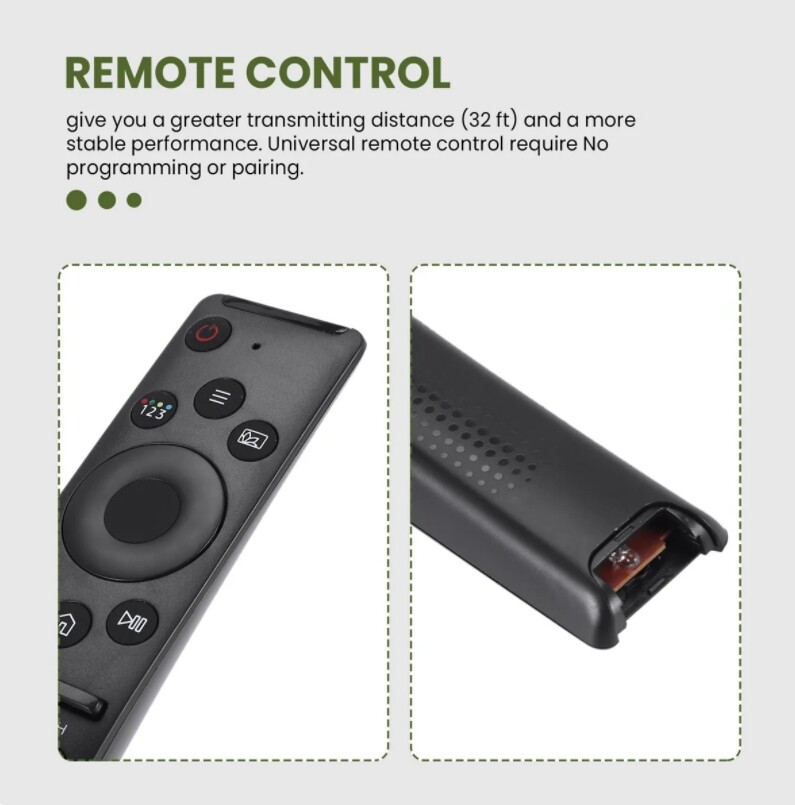 Replace Remote Control for All Samsung TV lot HDTV 4K 8K 3D Smart TV BN59-01329A