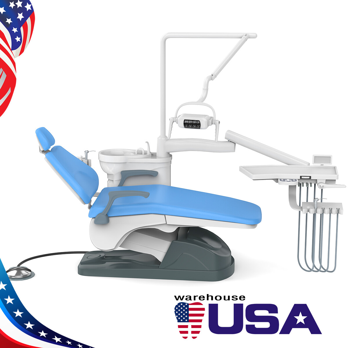 Motor de CC controlado por la computadora de la unidad dental / Gabinete móvil