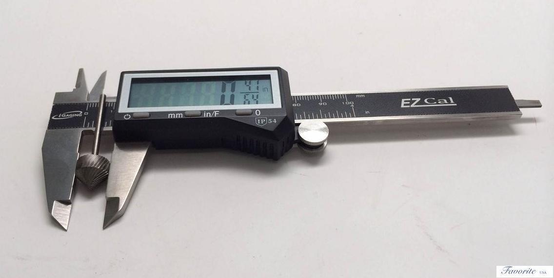 IGAGING 4" DIGITAL ELECTRONIC CALIPER X-LARGE DISPLAY GAUGE INCH/FRACTIONAL