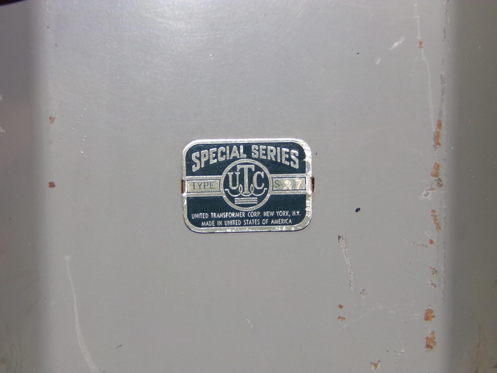UTC S-37 Special Systems United Power Transformer Filter Choke