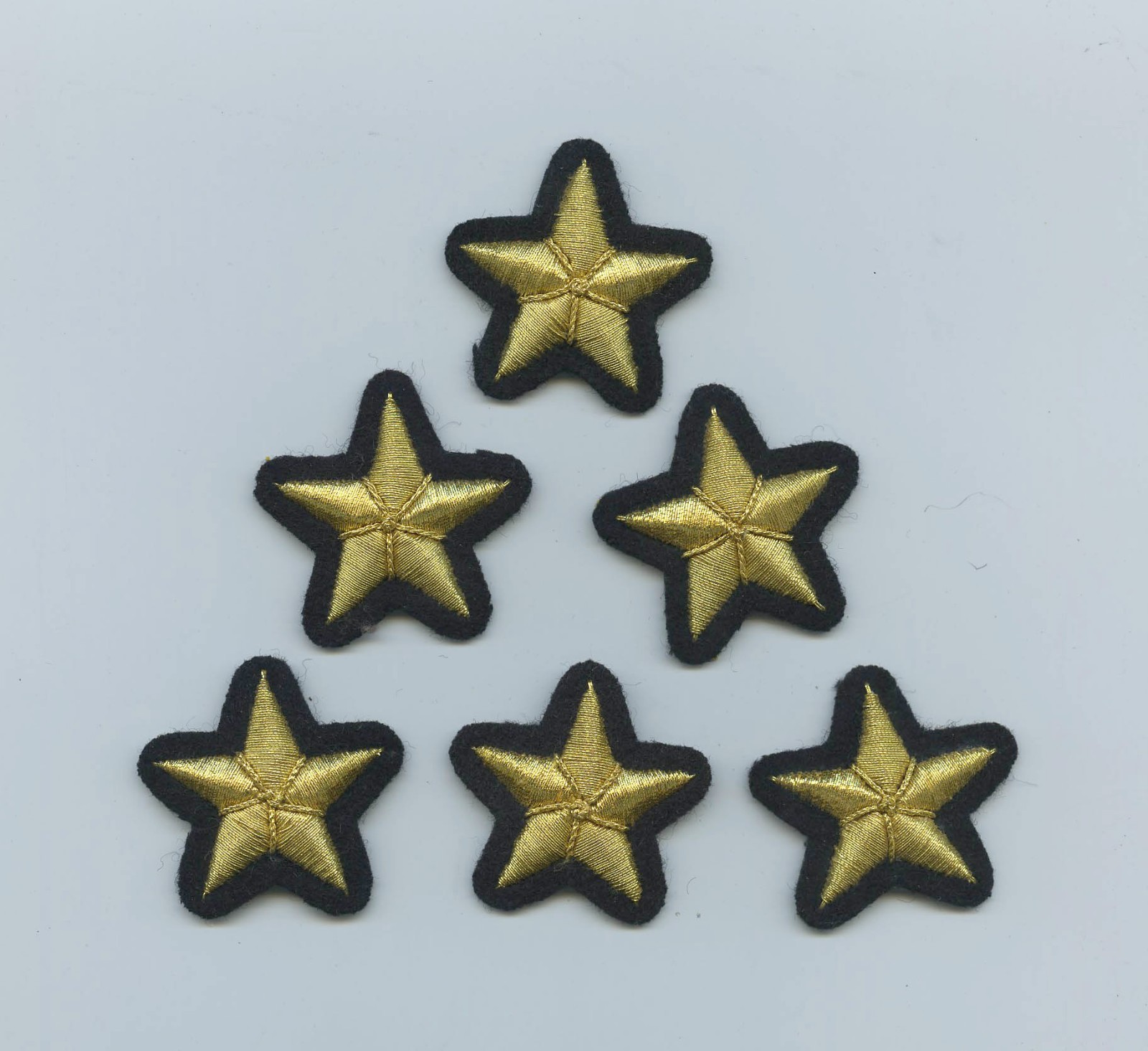 U.S. Civil War CONFEDERATE OFFICER Rank Insignia Badges TOP QUALITY Set of Six