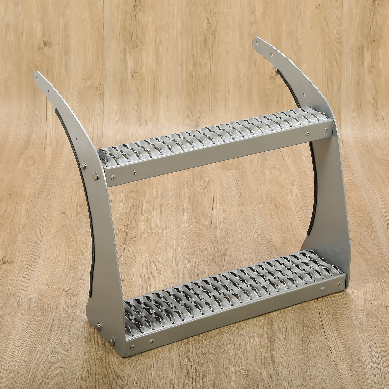 26" Fuel Tank Step For Peterbilt All Models Silvery Non-Slip Fuel Tank Stair