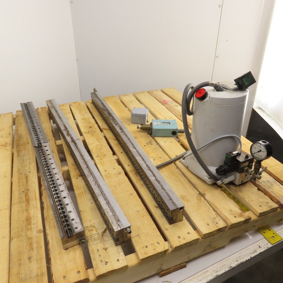 Wila Hydraulic Press Brake Die Clamping System For 10' (120") W/ Power Unit