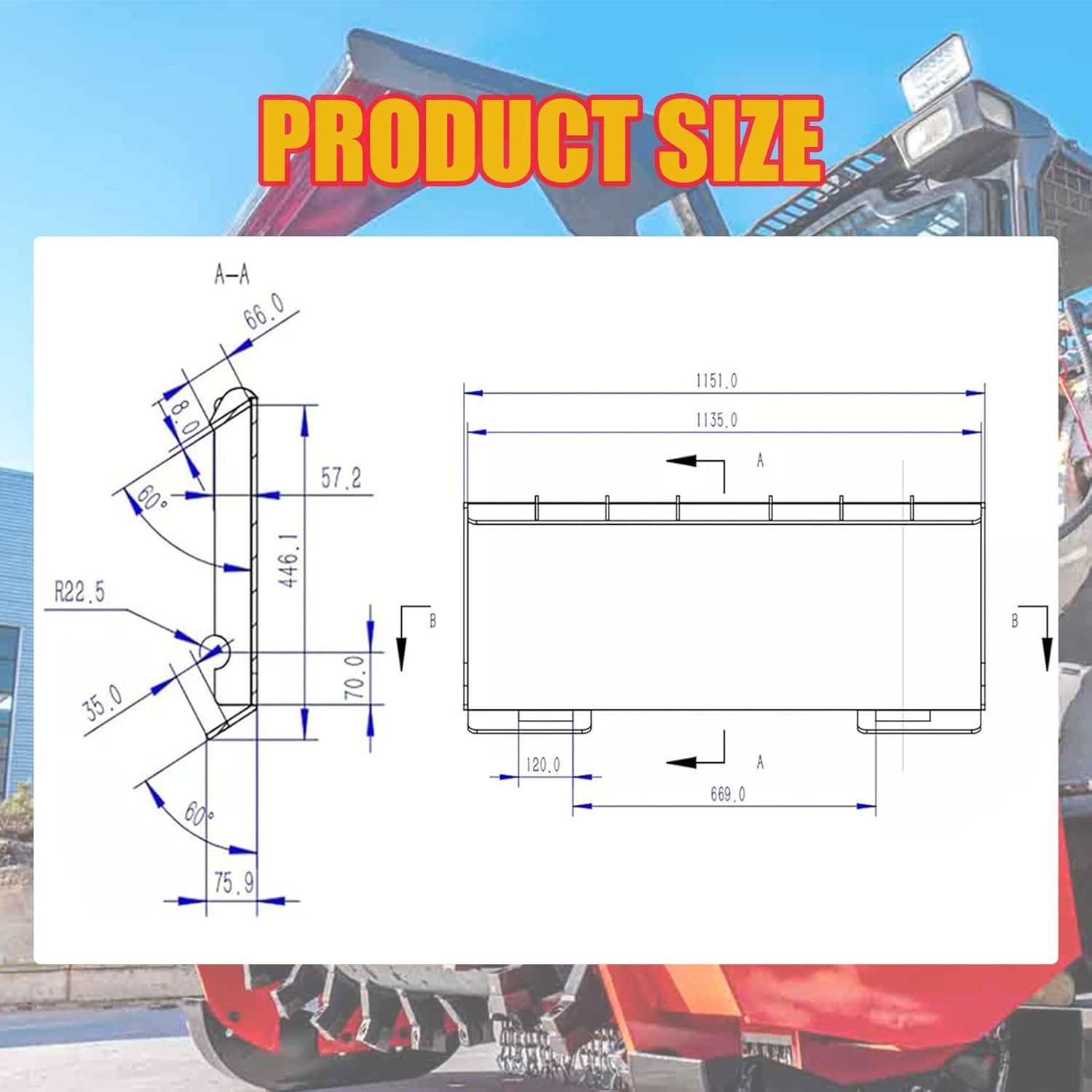 72" Drum Forestry Mulcher for Bobcat Skid Steer-Ideal for Brush & Land Clearing