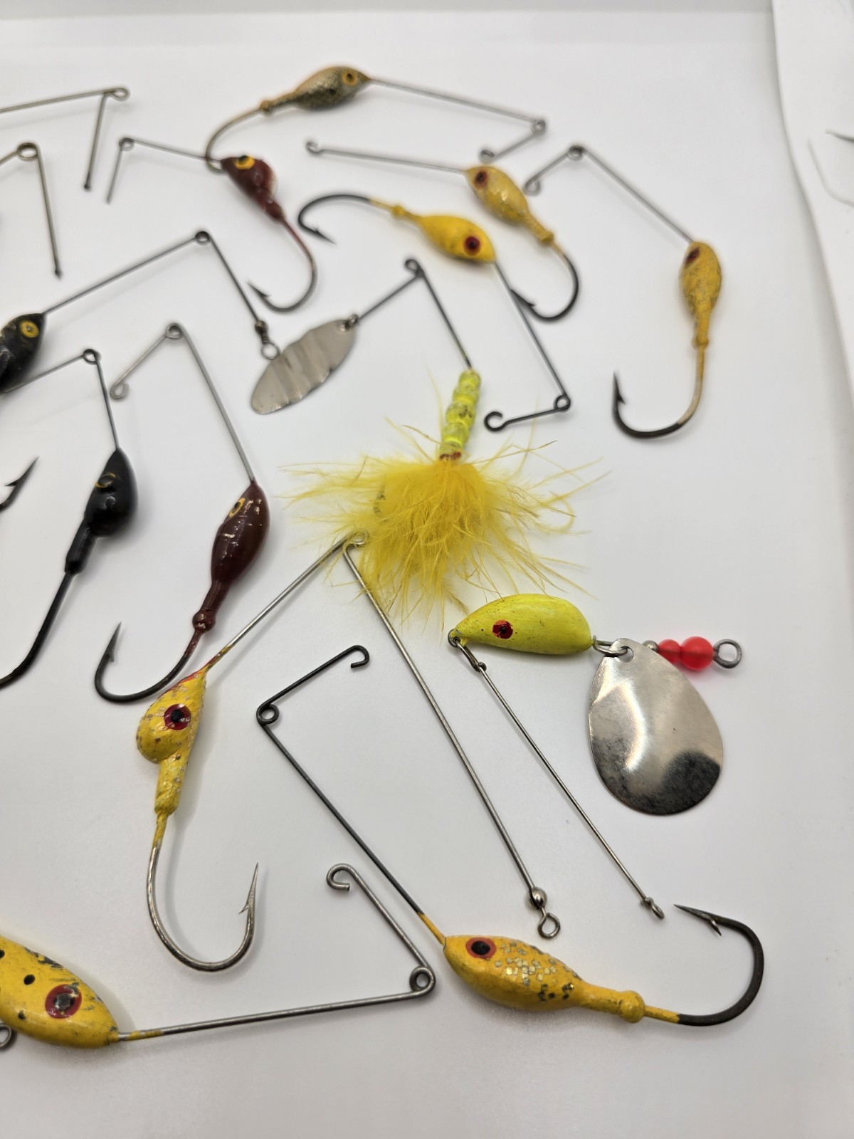 Vintage Lot of Spinnerbait Parts for Bass Fishing Lures, No Blades or Skirts