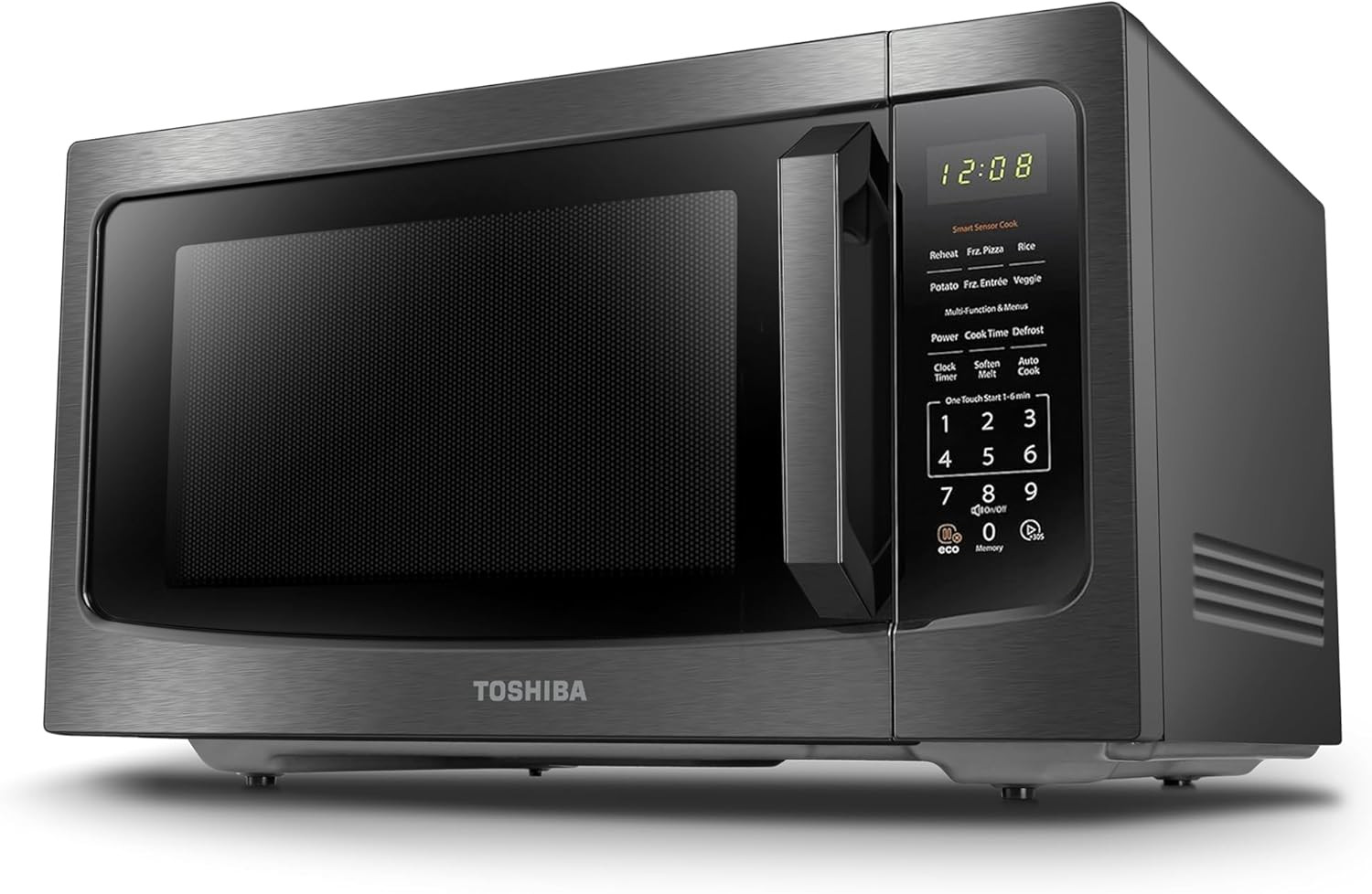 TOSHIBA 1.6 Cu. Ft. 1200W Microwave | Smart Sensor & Position Memory
