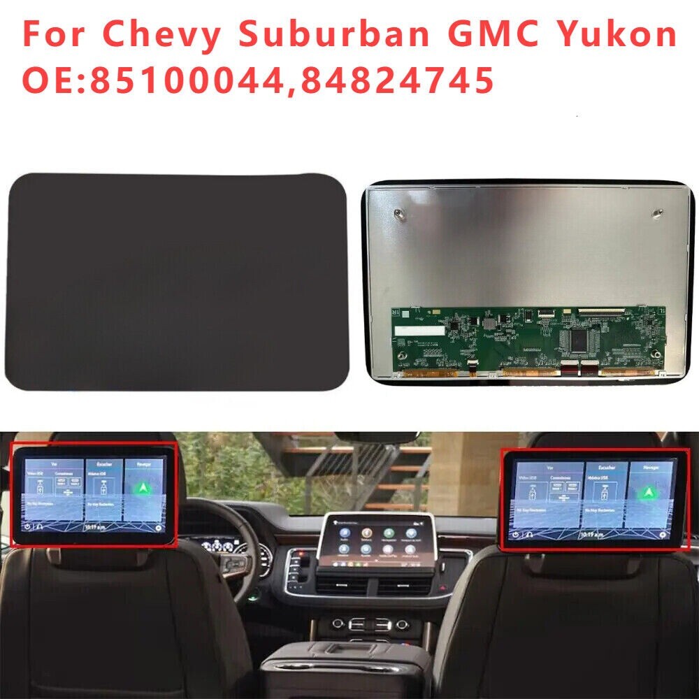 LCD Display 85100044 For Chevy Suburban GMC Yukon XL Headrest Back Seat TV DVD
