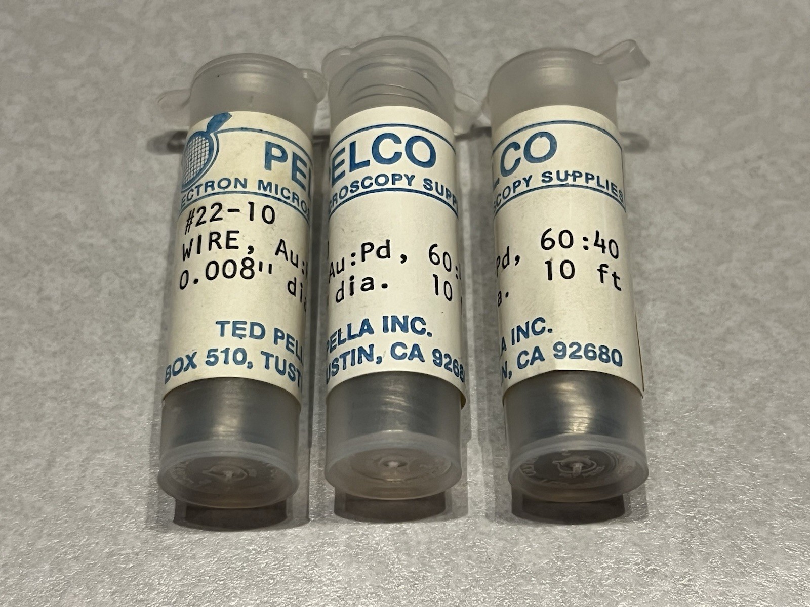 Ted Pella Au/Pd 60:40 Wire 0.008" – SEM Sputter Coater Target Wire – Per Inch